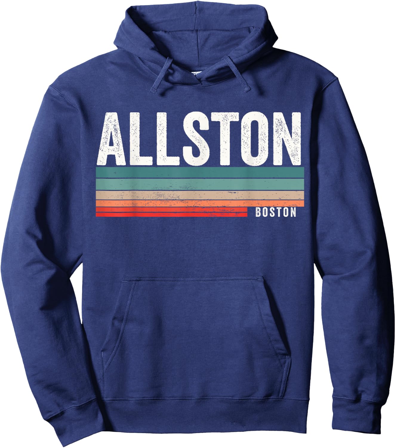 Allston Boston Massachusetts, Allston Hoodie - Hoodie | Navy