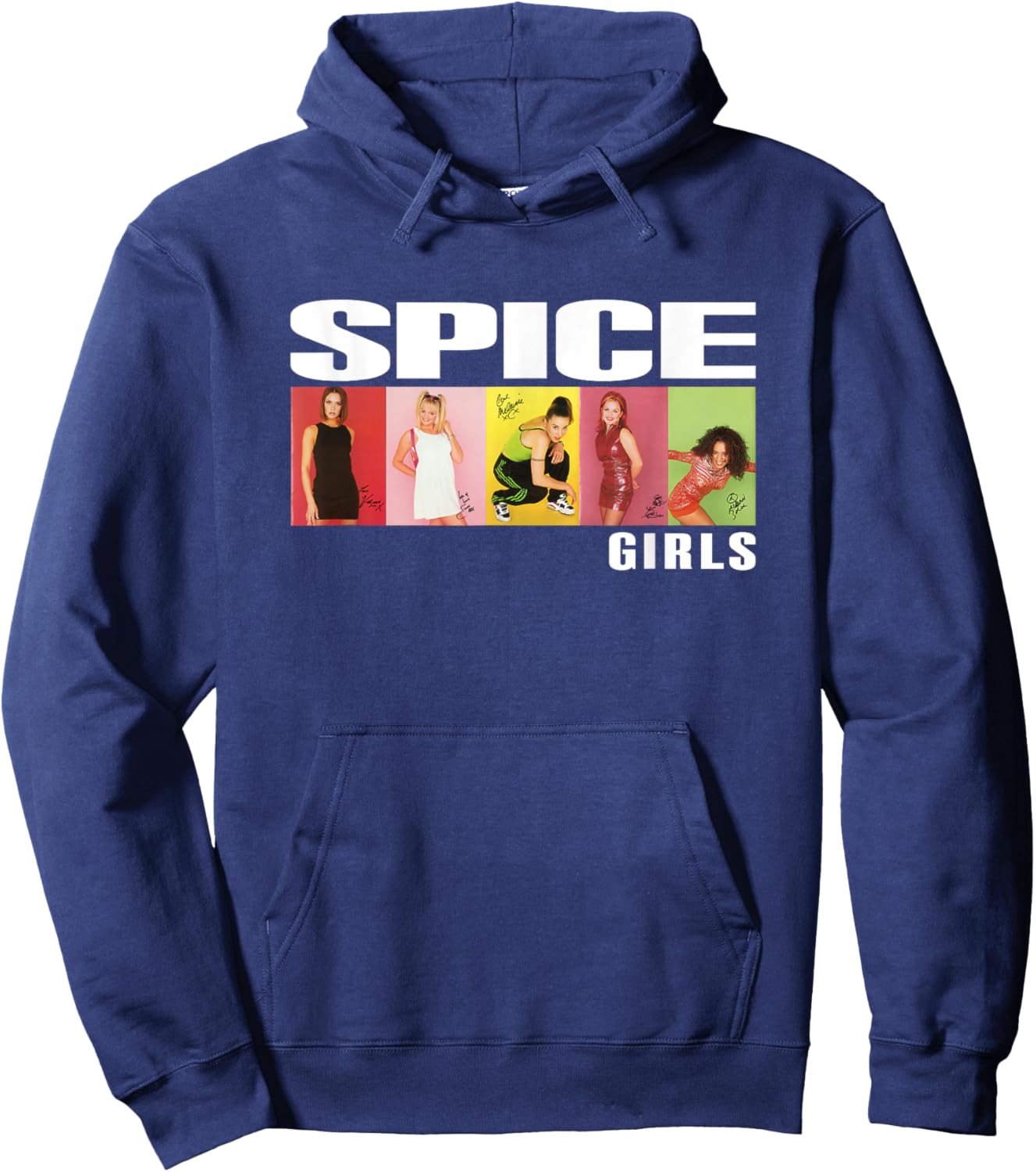 Official Spice Girls Photo Block , black Hoodie - Hoodie | Navy