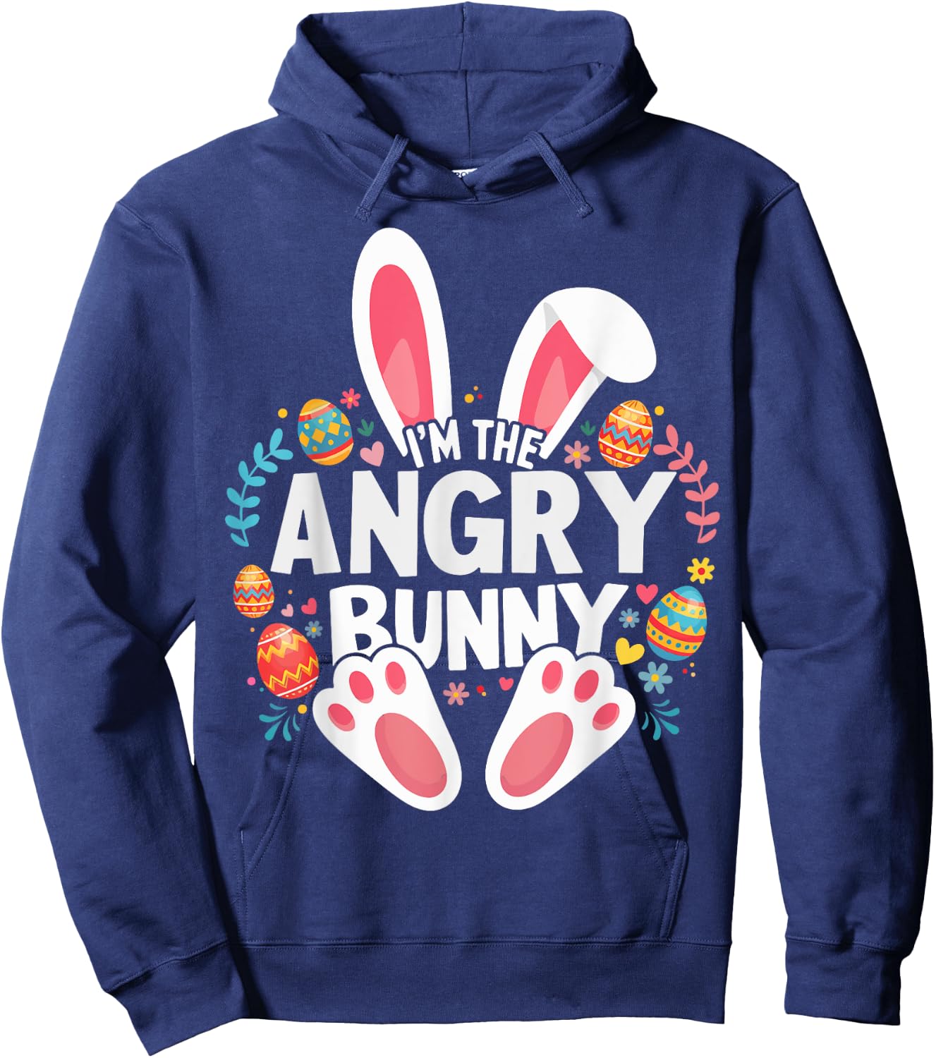 I'm The Angry Bunny Matching Easter Family Hoodie - Hoodie | Navy