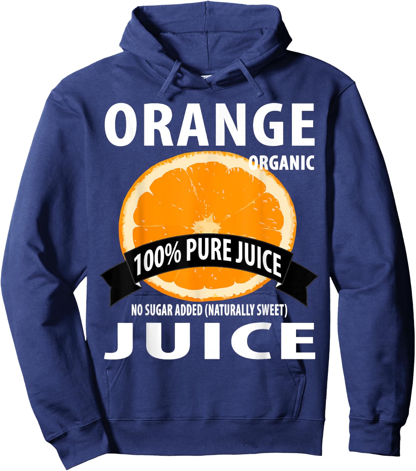 Orange Juice Box: Family Halloween Costumes for 5 people Hoodie - Hoodie | Navy