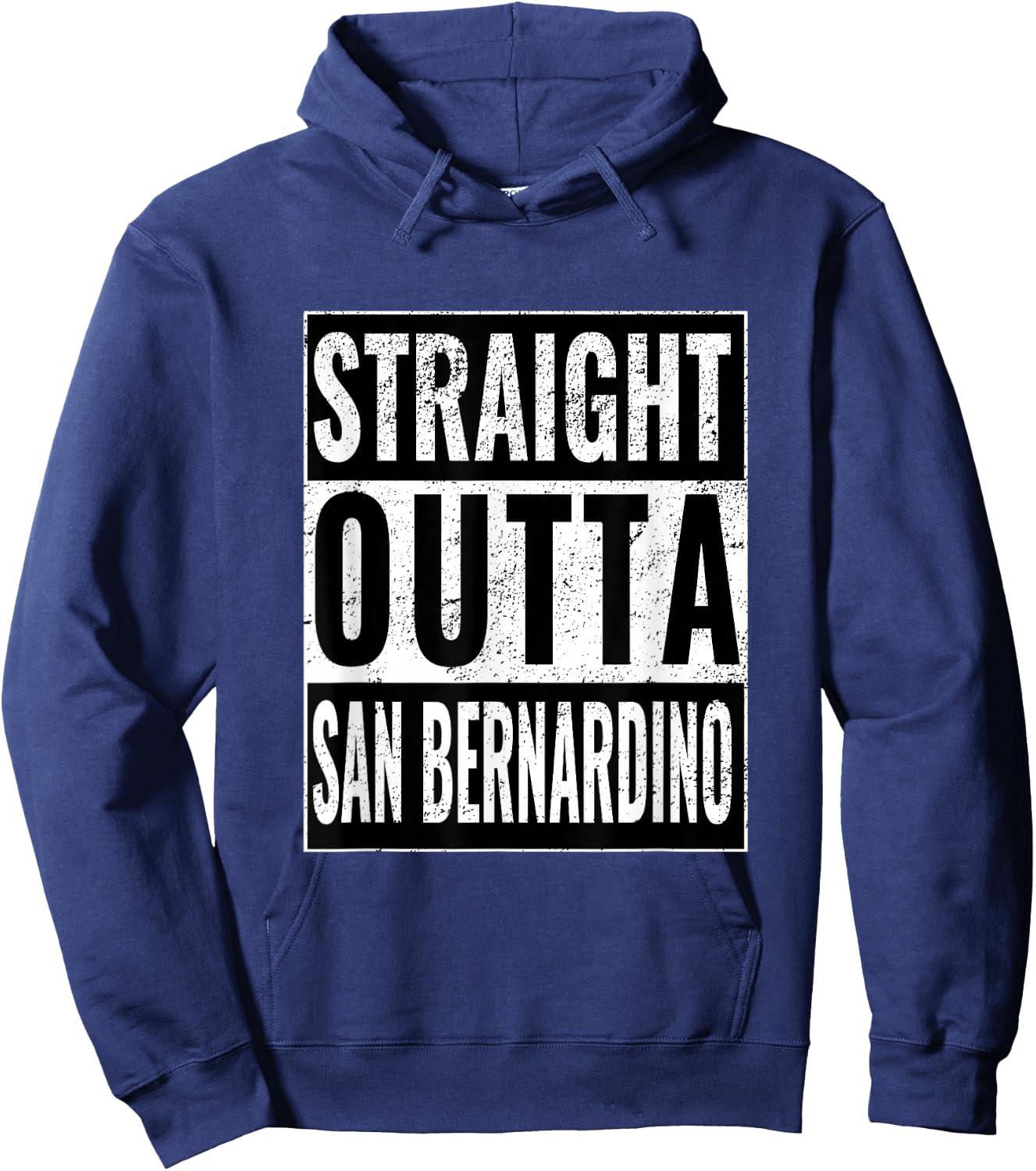 Straight Outta San Bernardino - Straight Out San Bernardino Hoodie - Hoodie | Navy