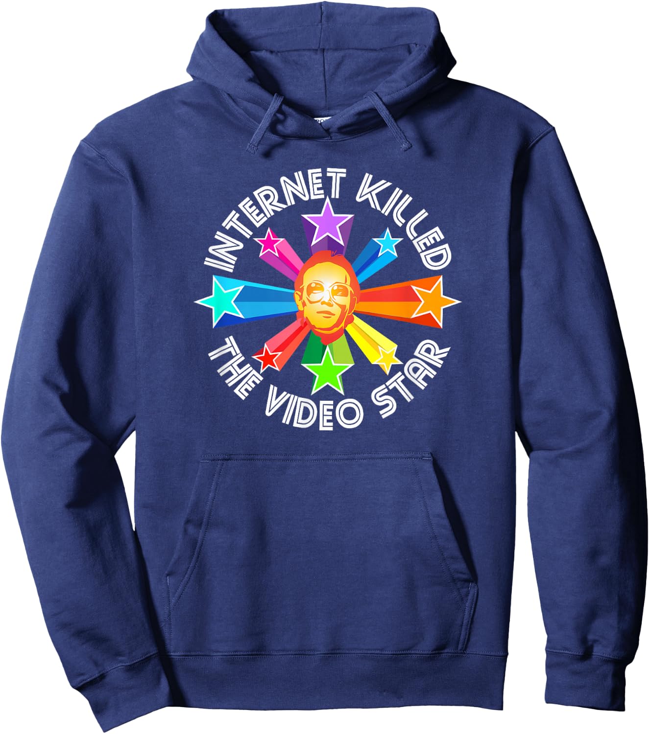Internet Killed the Video Star Hoodie - Hoodie | Navy