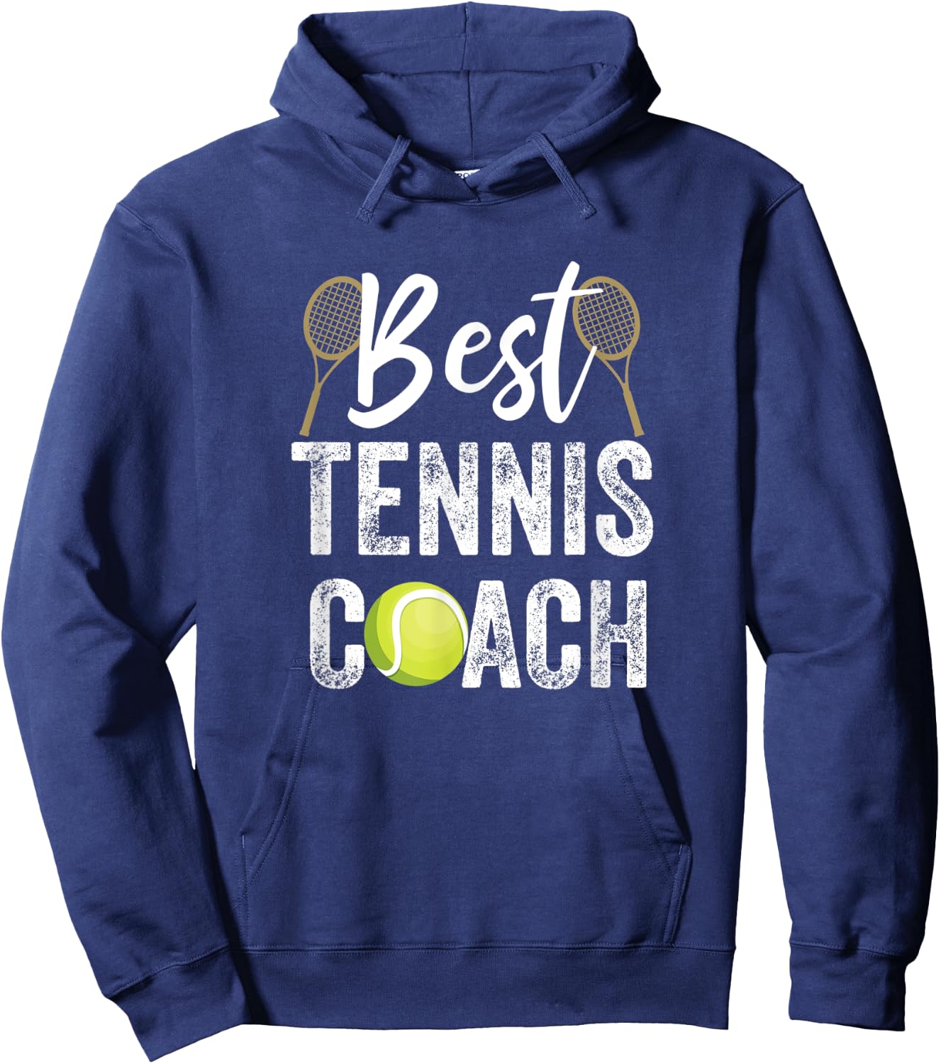 Bester Tennis-Trainer Hoodie - Hoodie | Navy