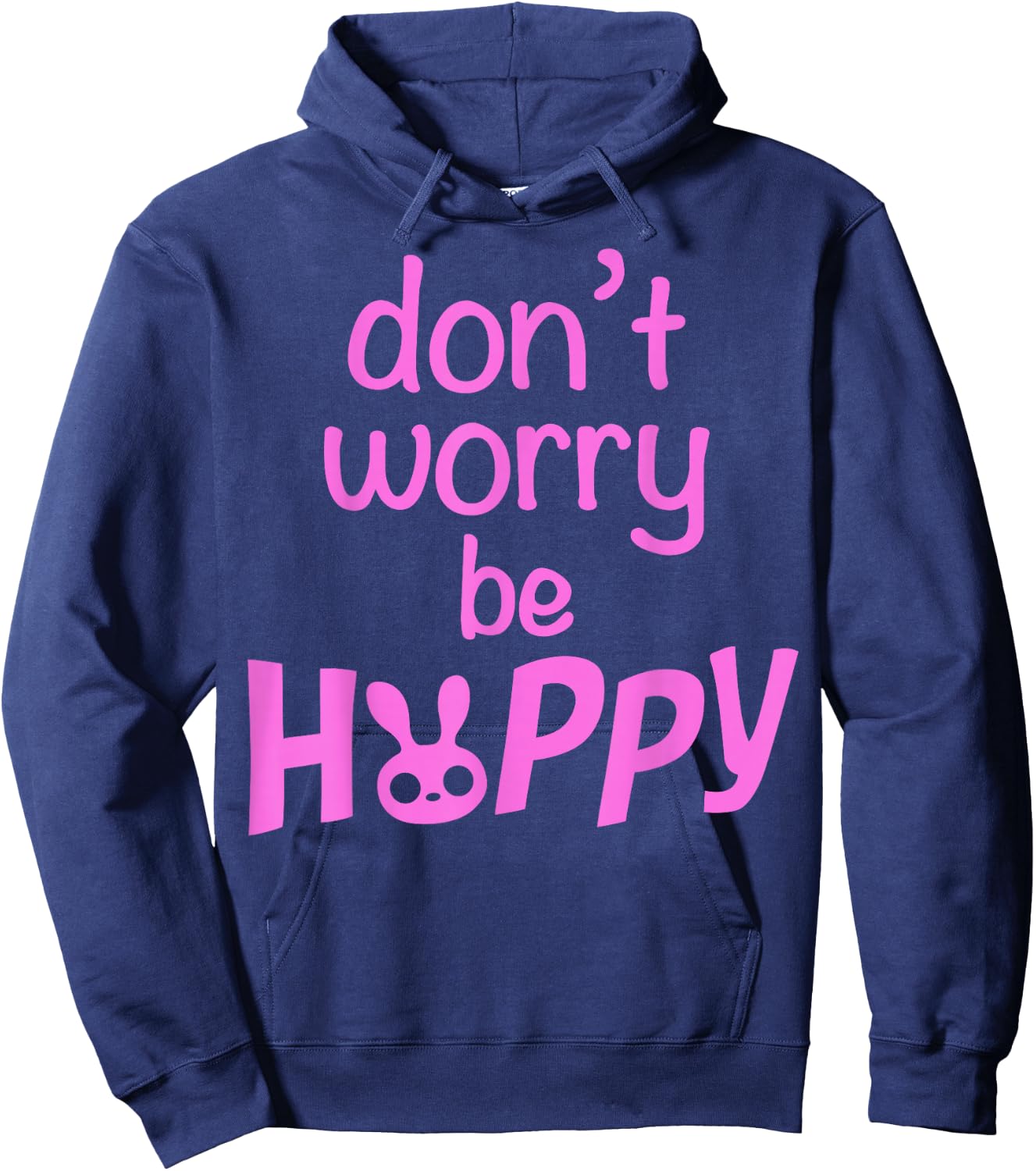 Disney Zootopia 2 Don't Worry Be Hoppy Bunny Silhouette Hoodie - Hoodie | Navy