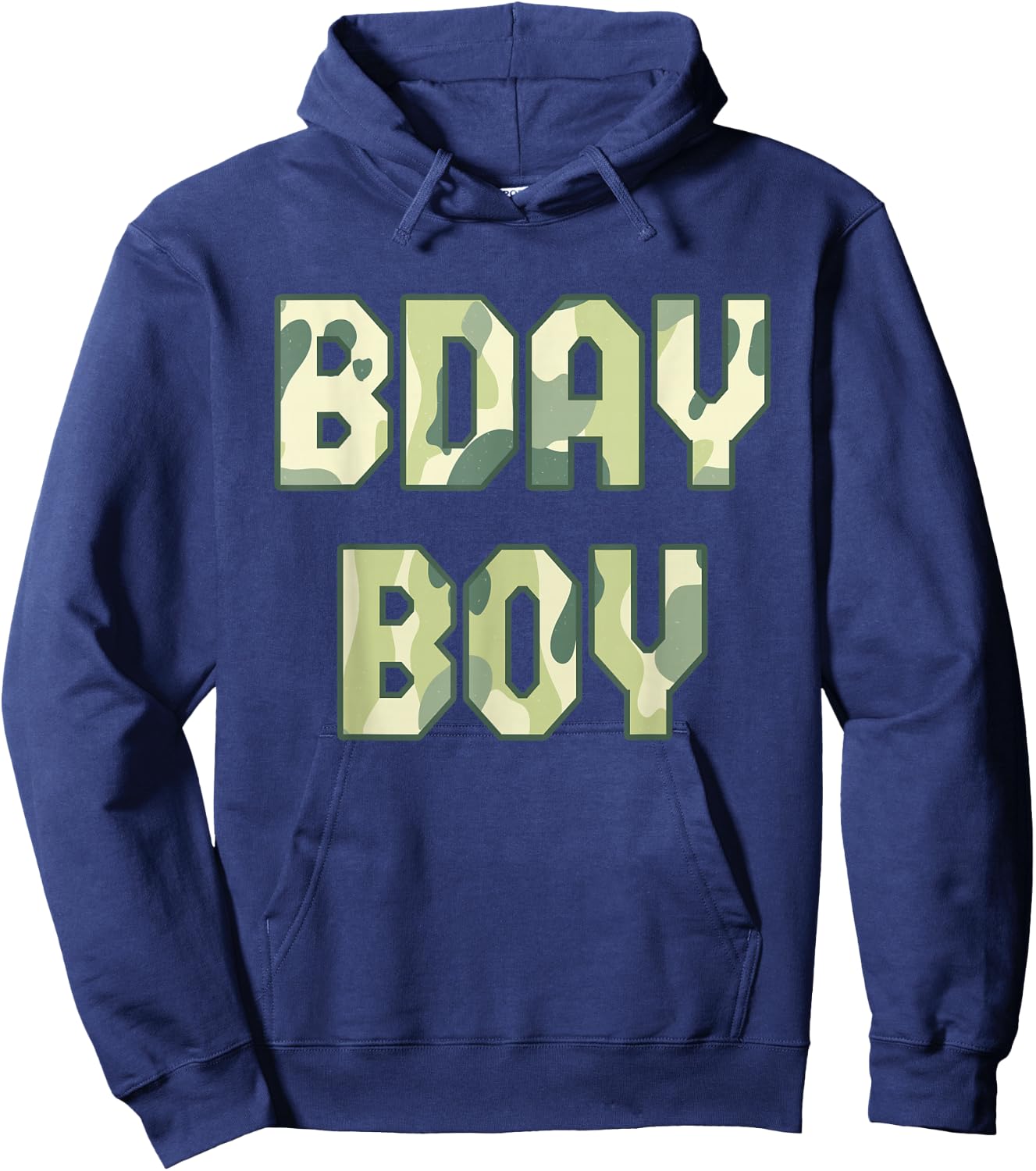 Camouflage Theme Bday Boy Military Little Officer Birthday Hoodie - Hoodie | Navy