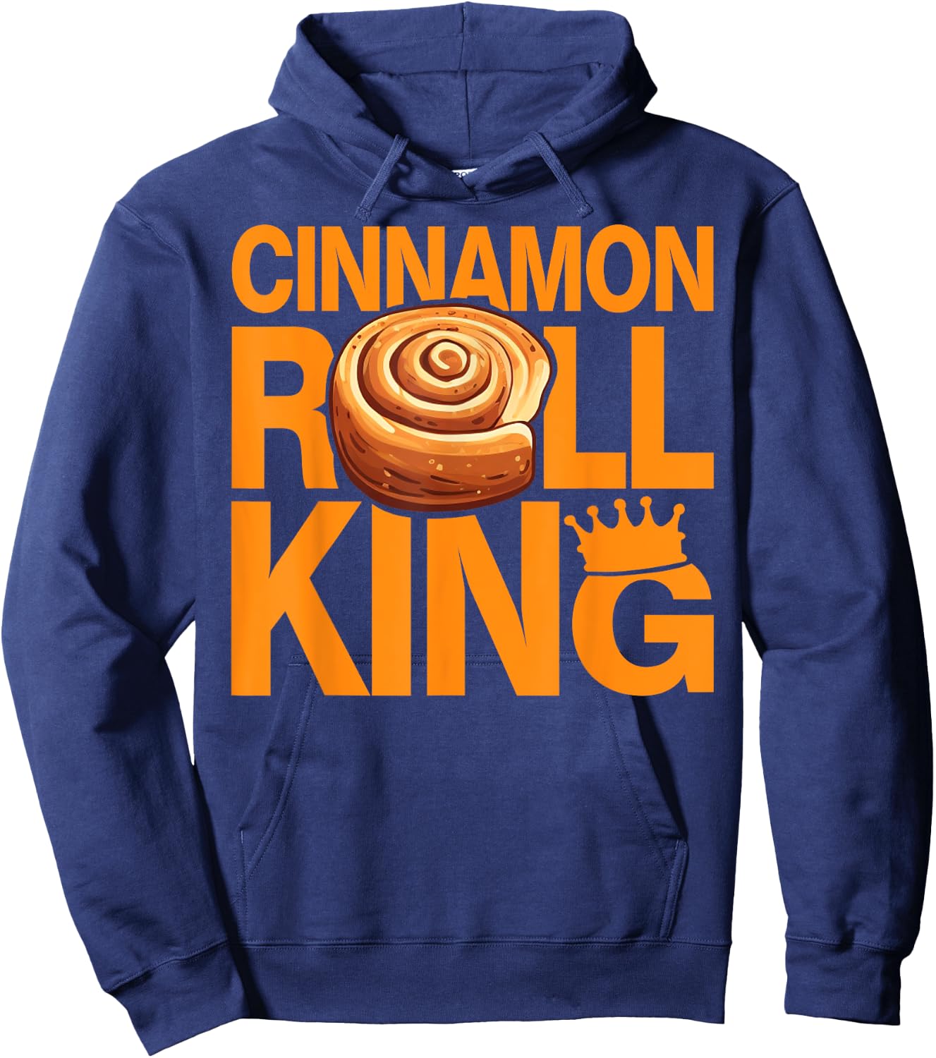 Cinnamon Roll King Cinnamon Roll Hoodie - Hoodie | Navy