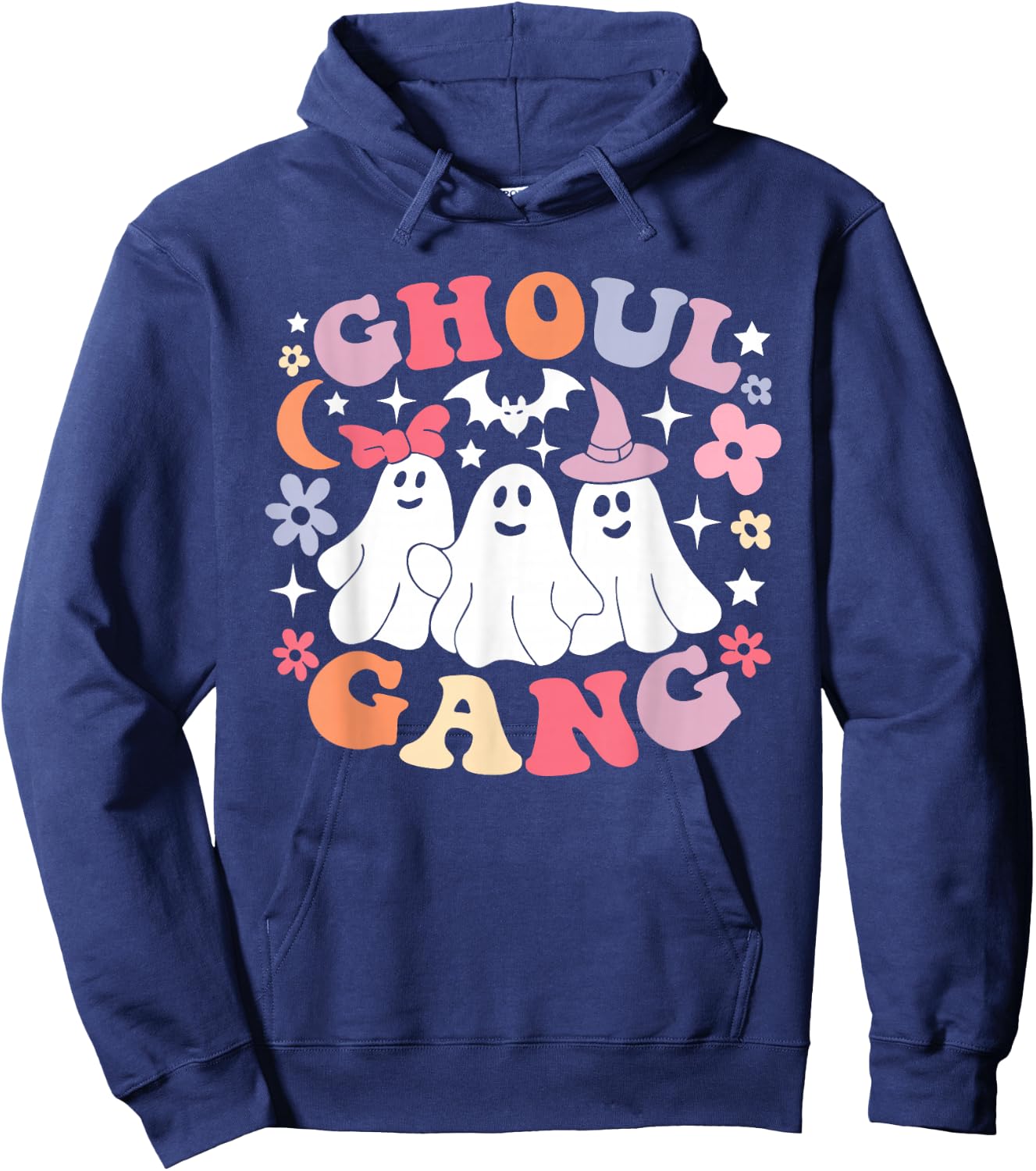 Ghoul Gang Shirt Funny Ghost Halloween Men Women Kids Hoodie - Hoodie | Navy
