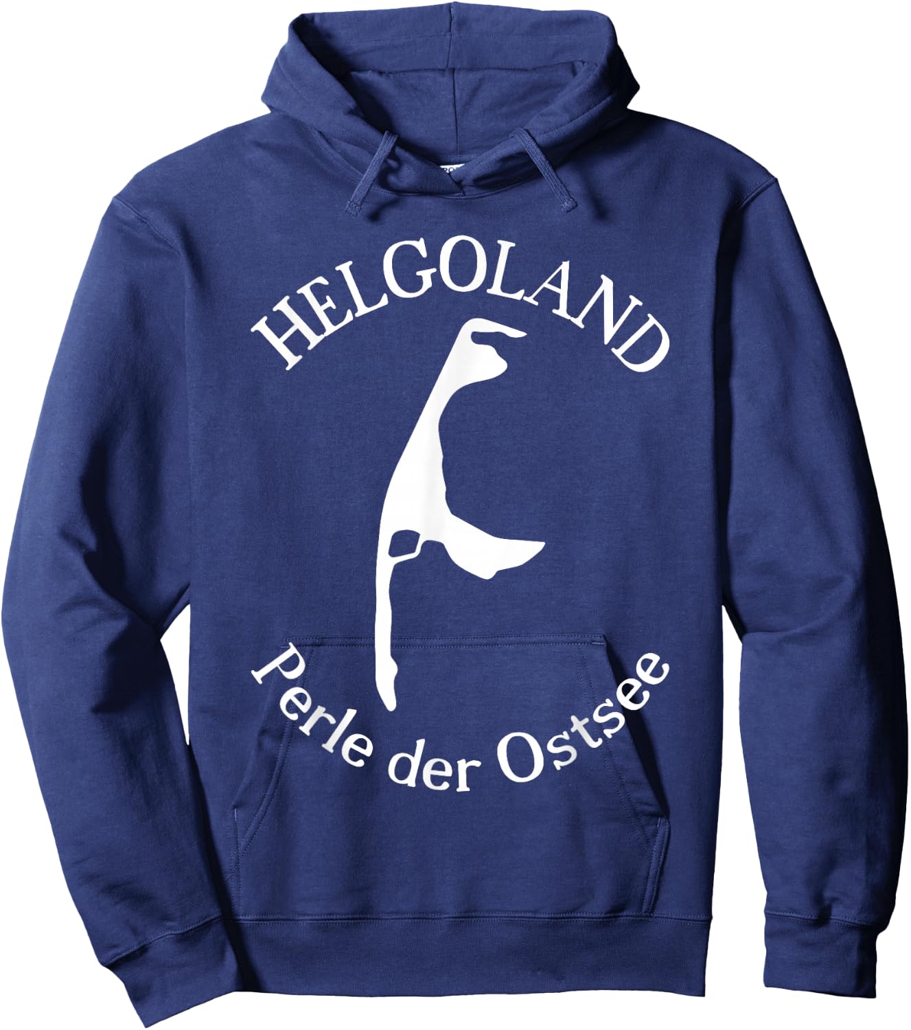 Helgoland or Sylt - Pearl of the Baltic Sea - Fun , black Hoodie - Hoodie | Navy
