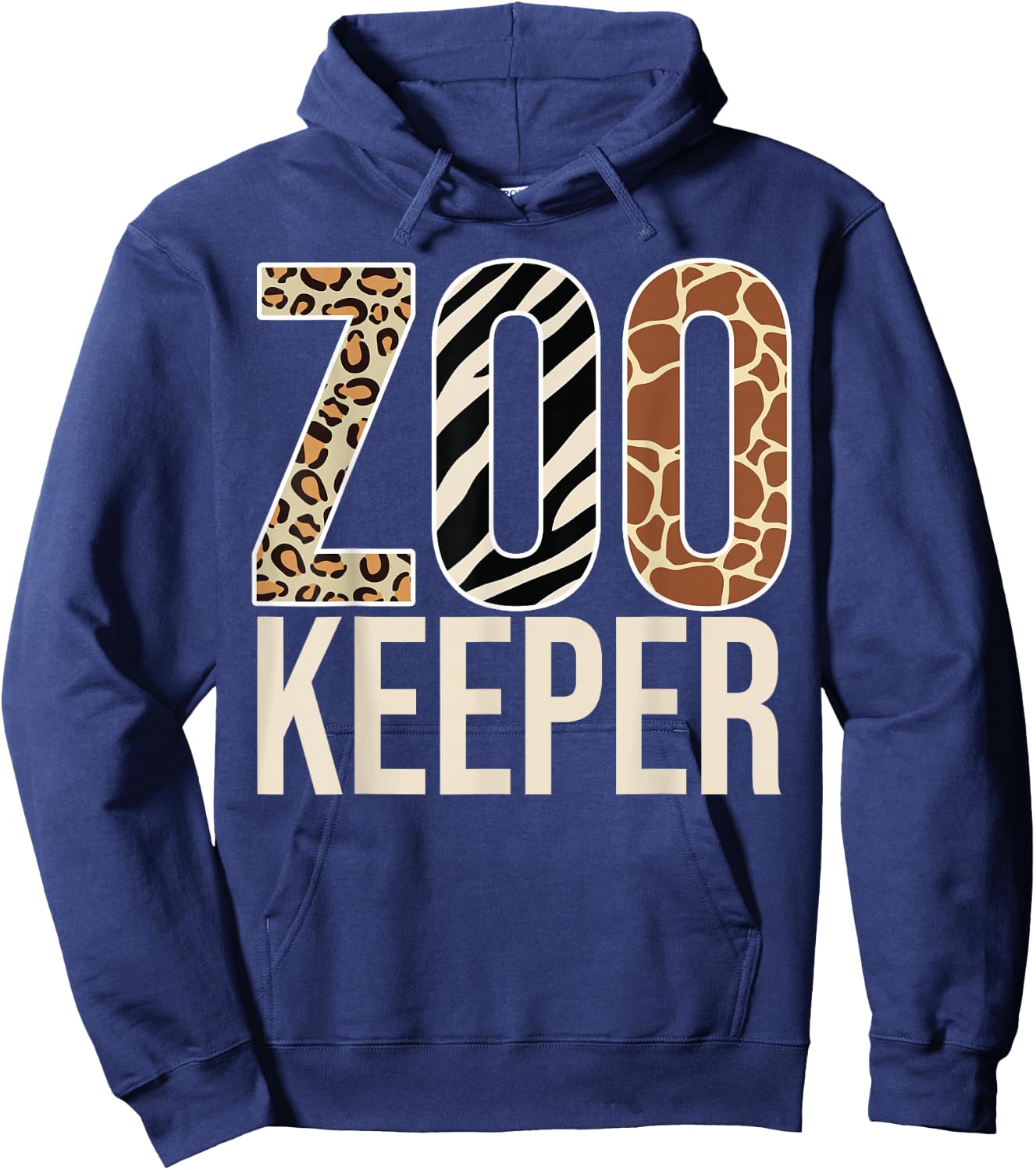 Zookeeper Animals Zoo Wildlife Lover Safari Savanna Costume Hoodie - Hoodie | Navy