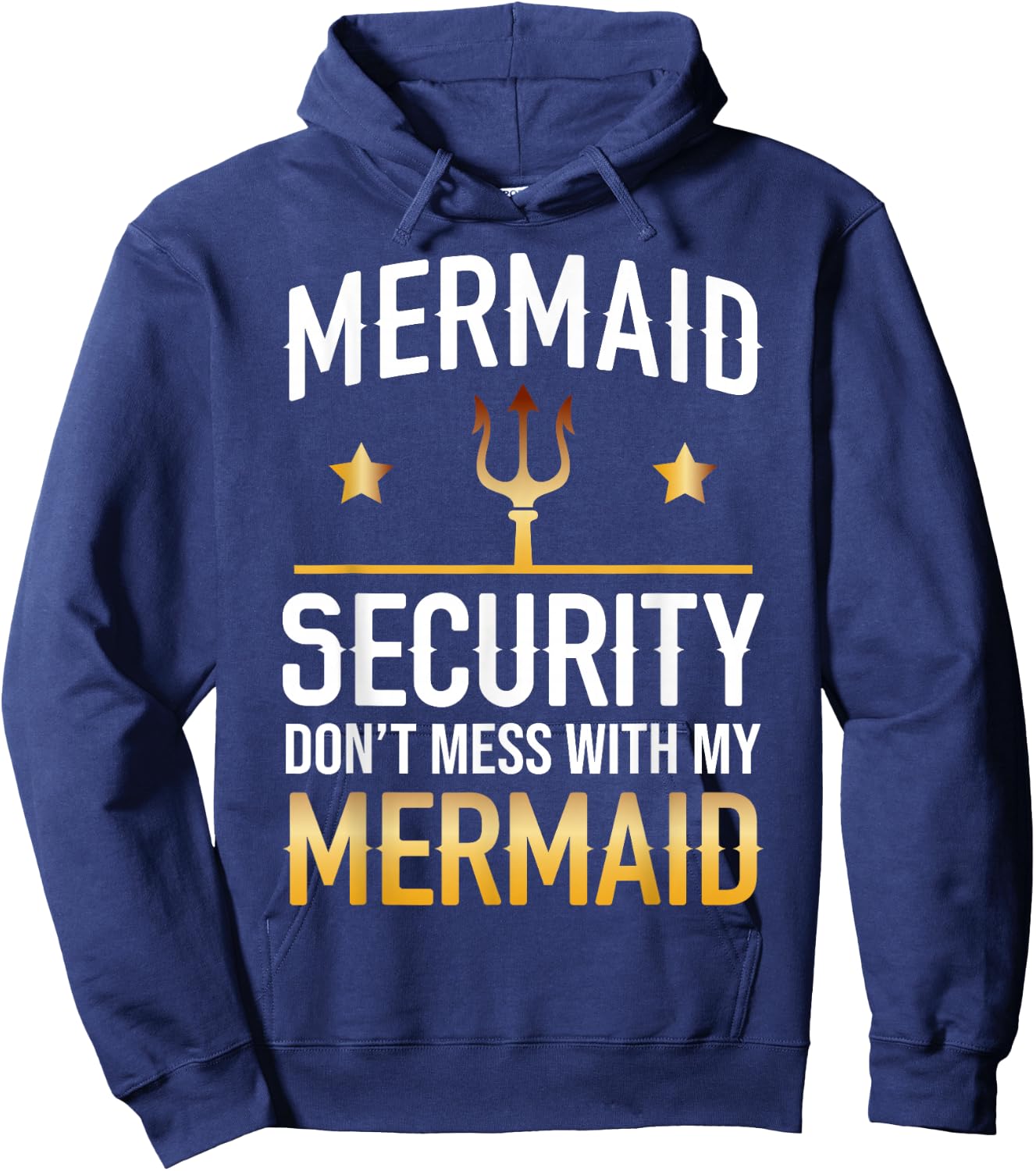 Mermaid Security Mermaid Lover Underwater Fantasy Hoodie - Hoodie | Navy