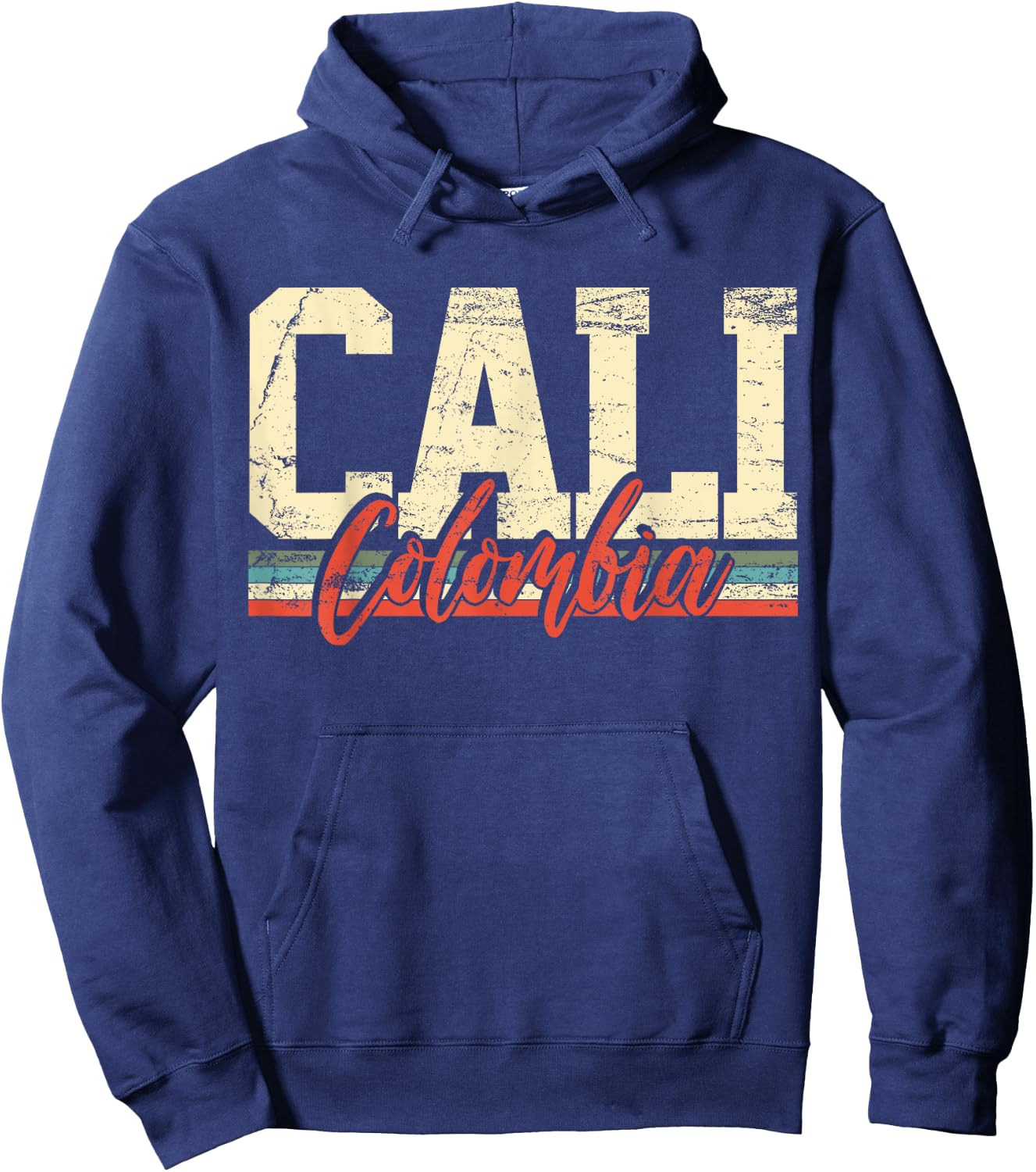 Cali Colombia Travel Souvenir Retro Vintage Gift Hoodie - Hoodie | Navy