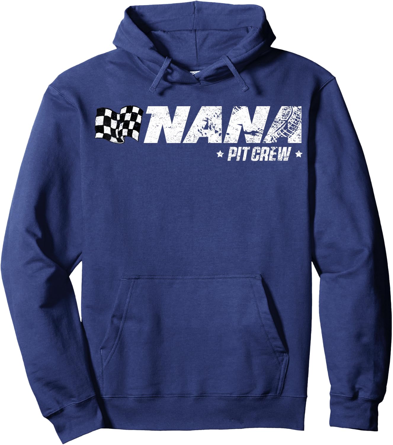 Nana Pit Crew Race Car Birthday Family Racing Hoodie - Hoodie | Navy