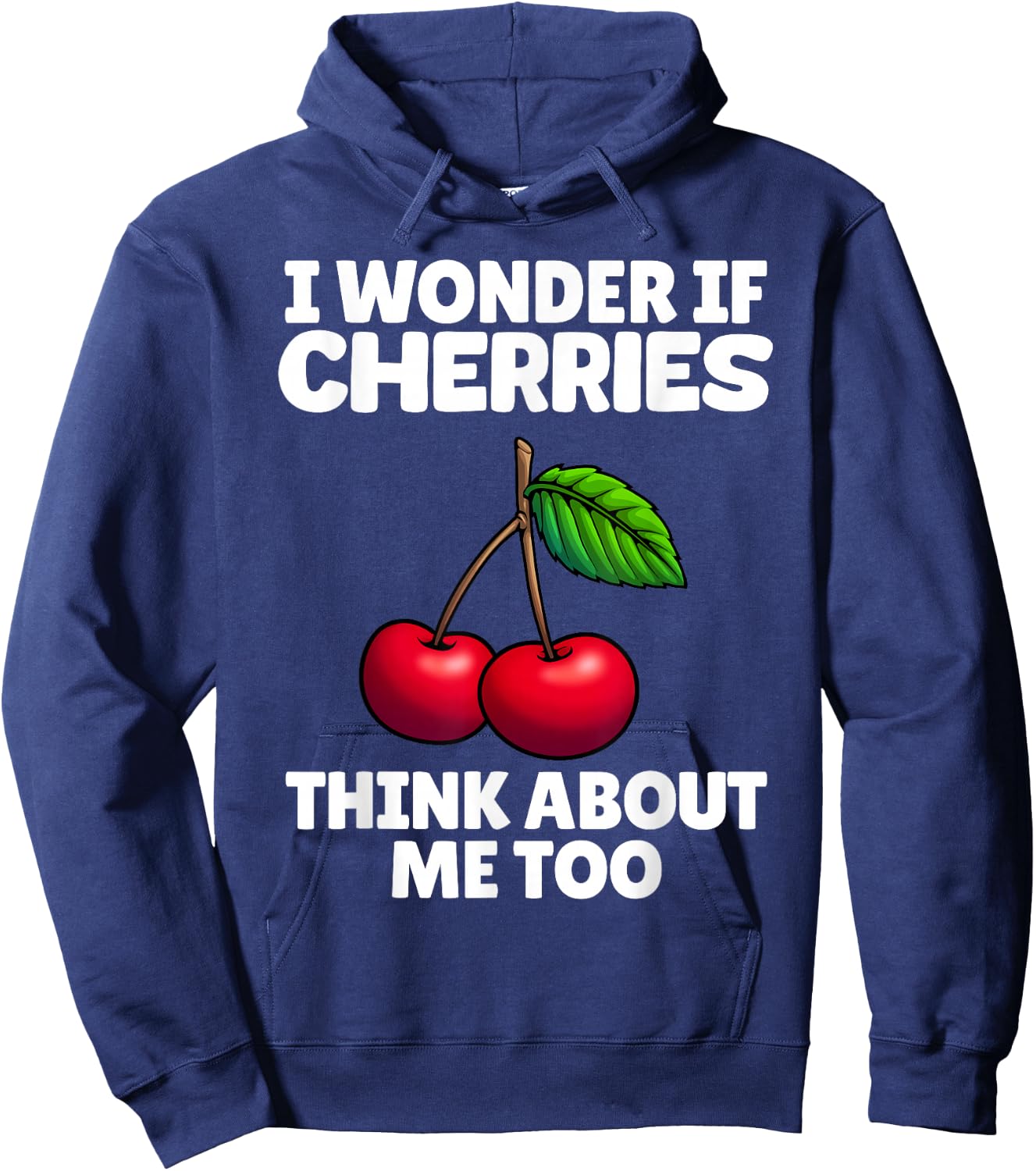 Cherry Graphic Women Kids Cherry Print Cherry Lover Hoodie - Hoodie | Navy