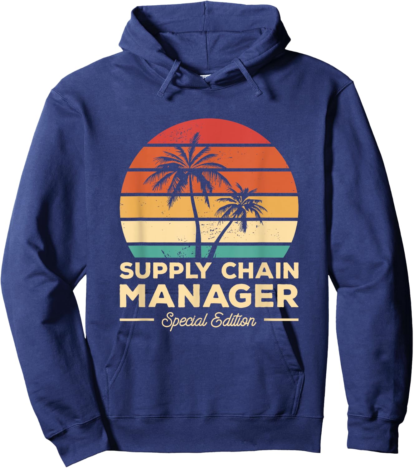 Vintage Supply Chain Manager Special Edition Hoodie - Hoodie | Navy