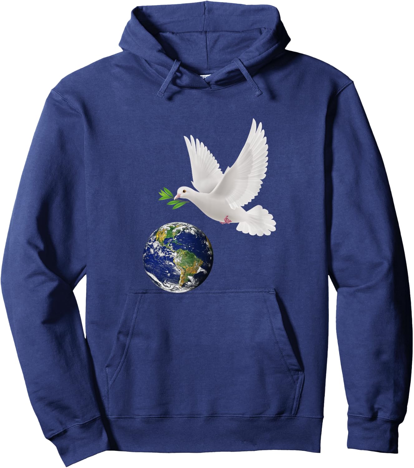 Peace Dove World Peace Earth Peace White Peace Dove , black Hoodie - Hoodie | Navy