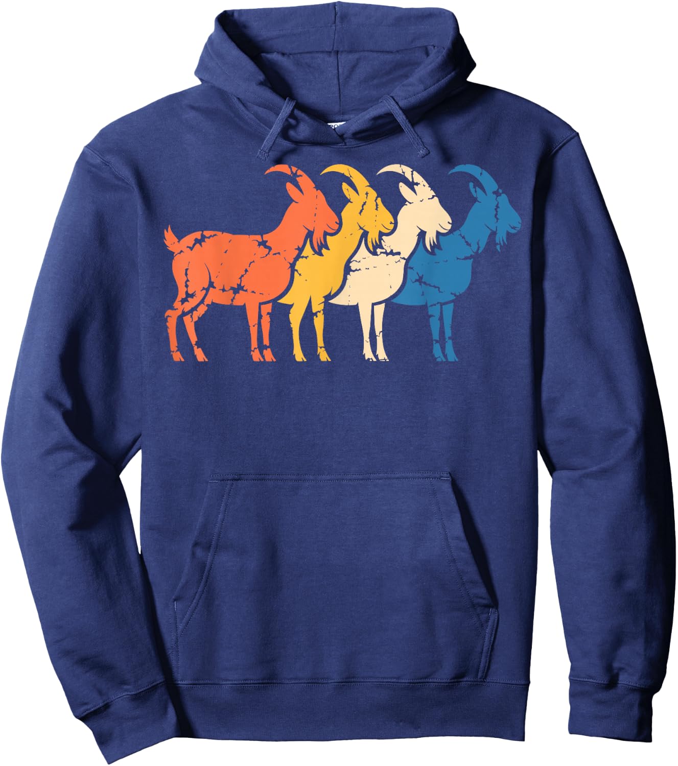 Goat Farmer Funny Goat Hoodie - Hoodie | Navy