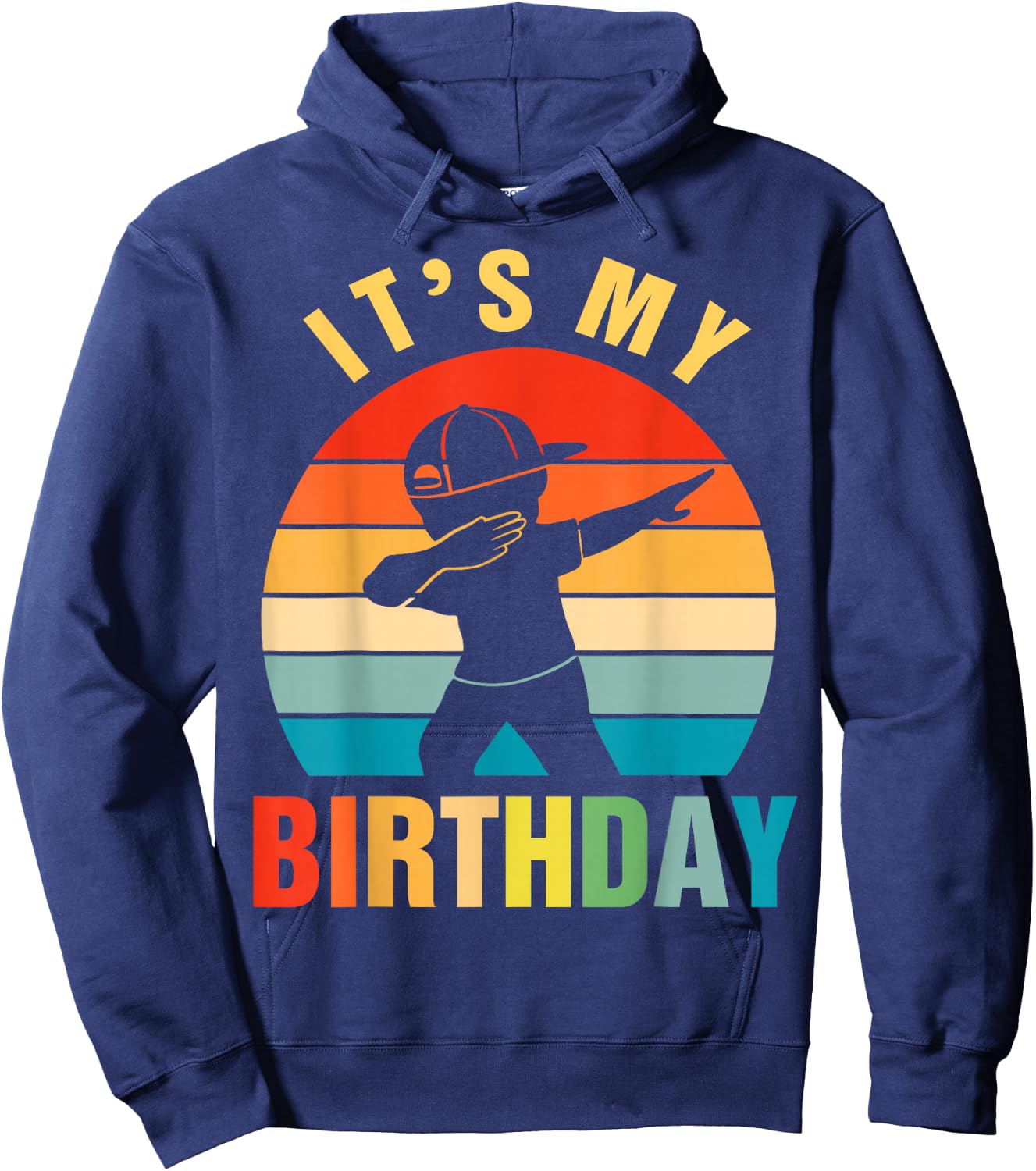 It's My Birthday for Boys Girls Dabbing Birthday Gift Hoodie - Hoodie | Navy