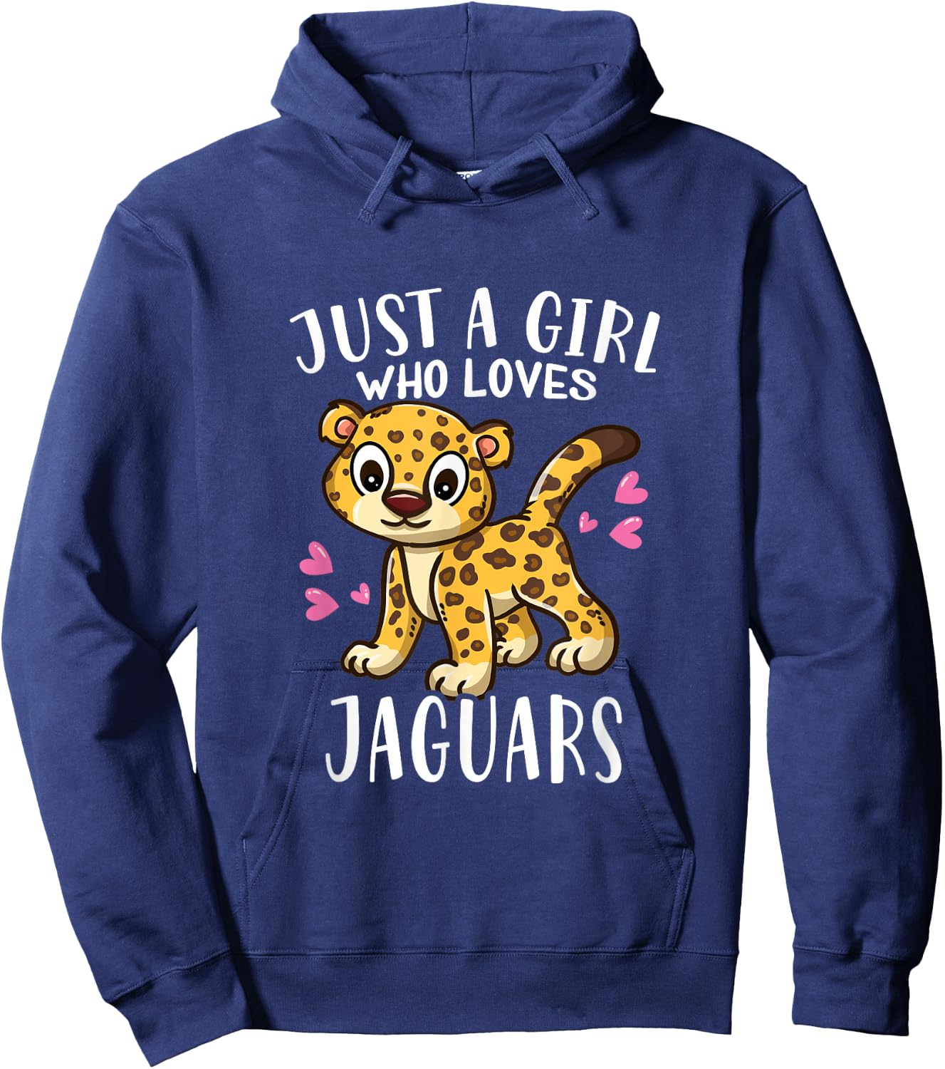 Funny Jaguar Lovers Just A Girl Who Loves Jaguars Hoodie - Hoodie | Navy