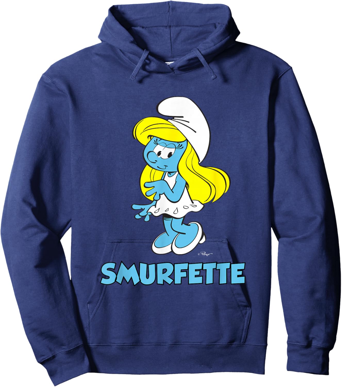 Smurfette The Smurfs , Black Hoodie - Hoodie | Navy