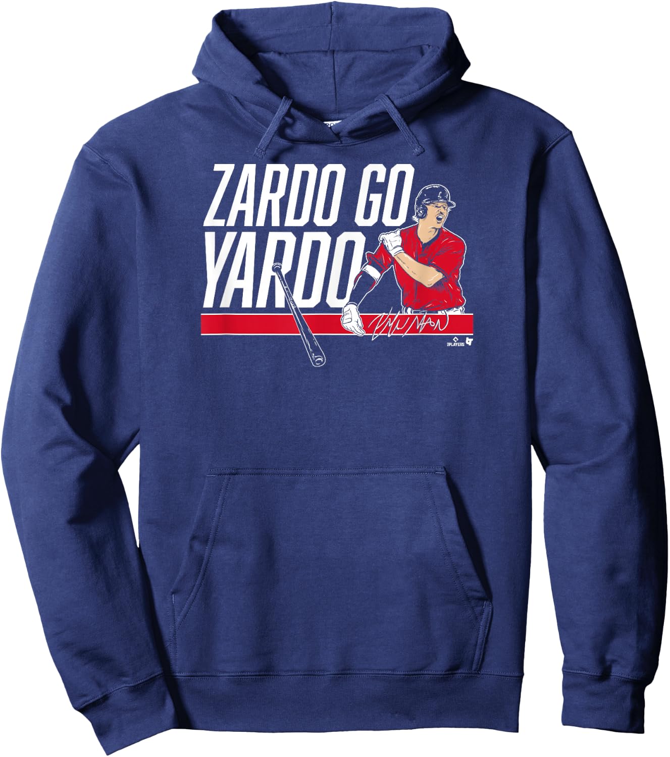 Kyle Manzardo - Yardo Go Yardo - Cleveland Baseball Hoodie - Hoodie | Navy