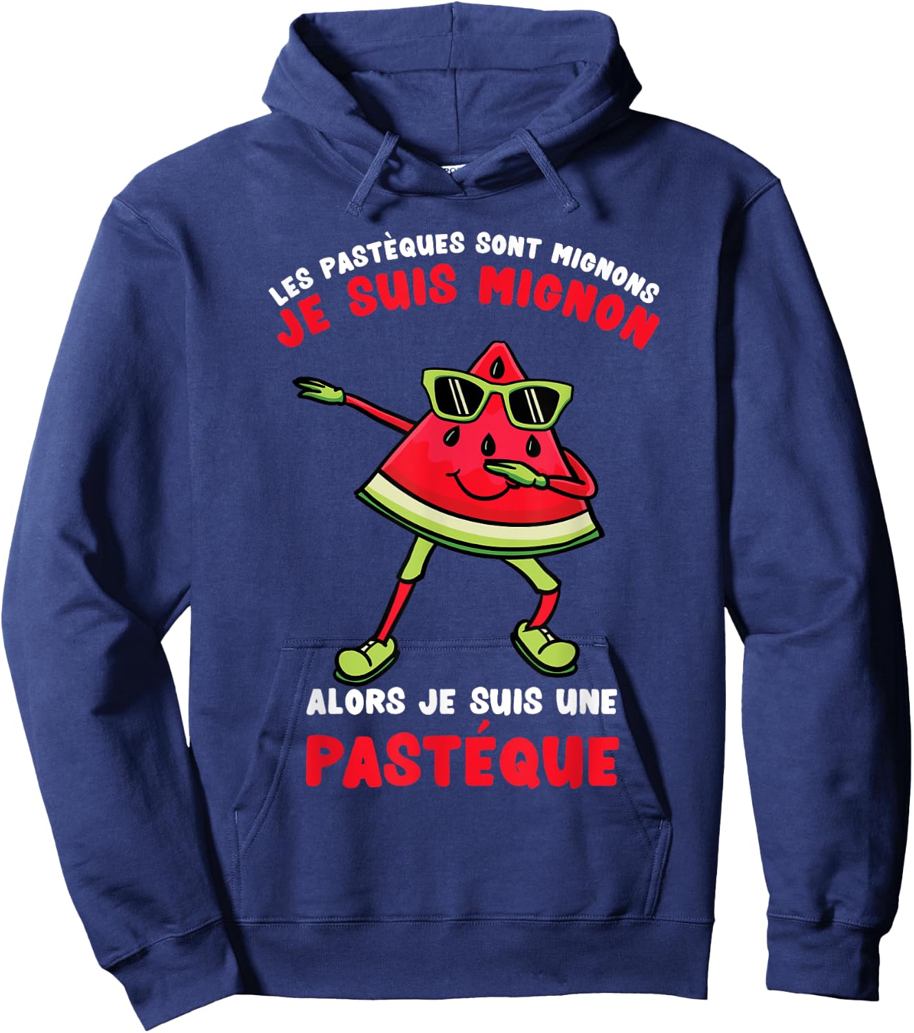 Mignon Je Suis une pastèque , Black, S Hoodie - Hoodie | Navy