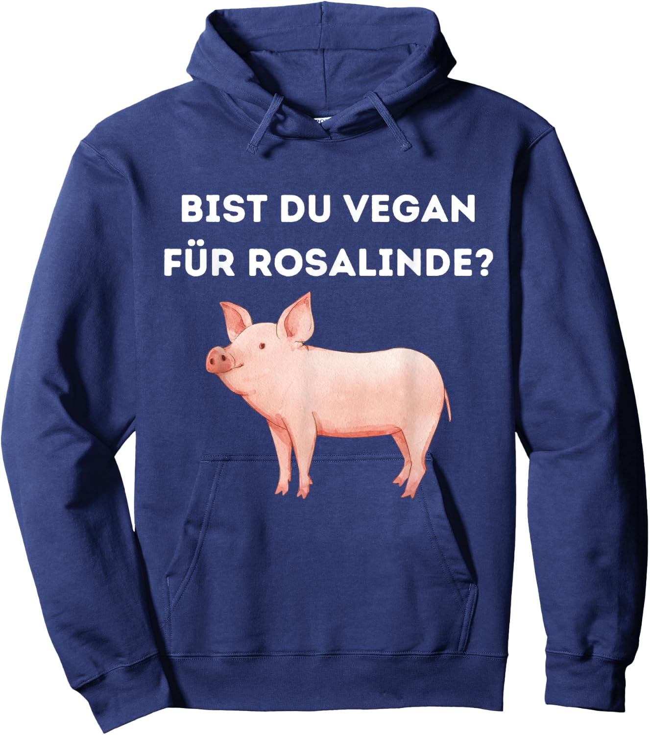 Bist du Vegan für Rosalinde ? Veganer edition Hoodie - Hoodie | Navy
