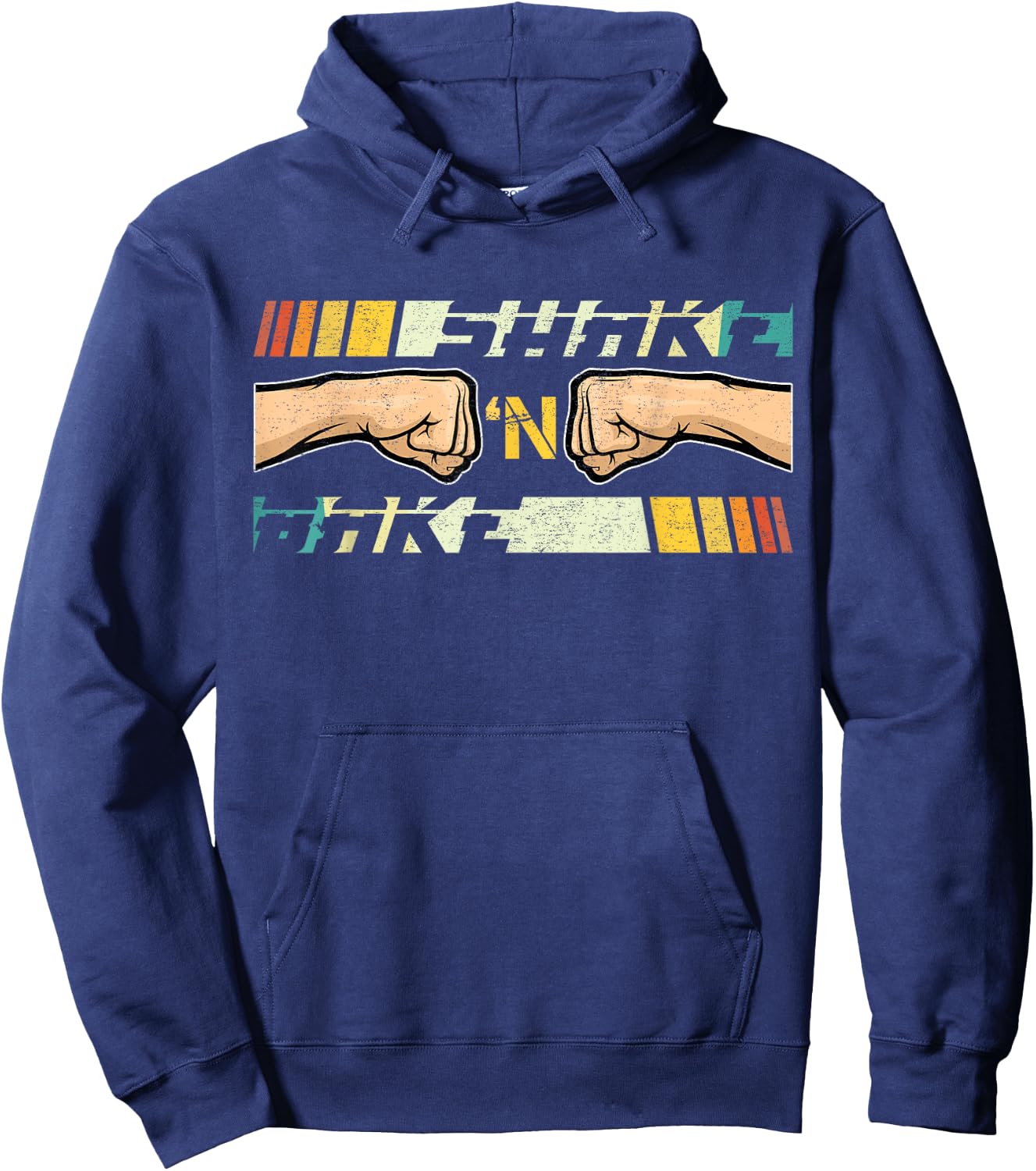 Shake And Bake Vintage Arts Movies Sports Cosutme Happily Hoodie - Hoodie | Navy