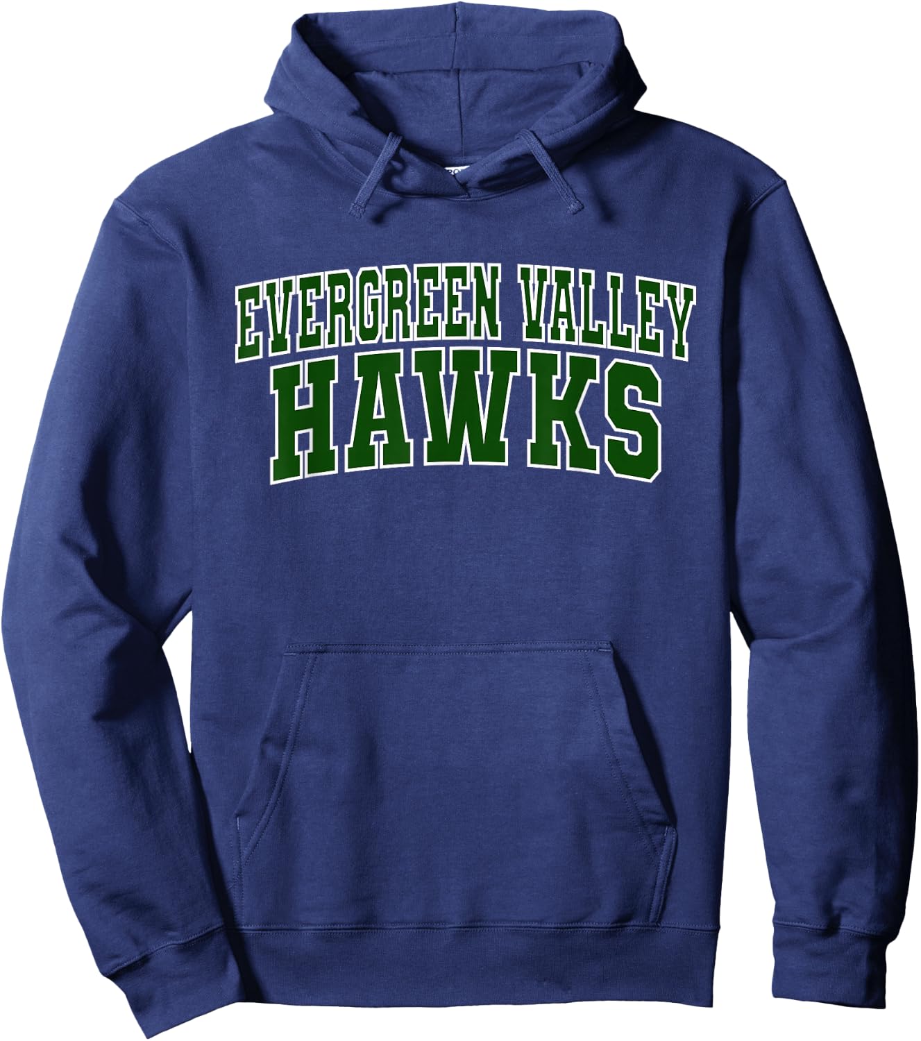 Evergreen Valley College Hawks Athletics Sports Fan Hoodie - Hoodie | Navy