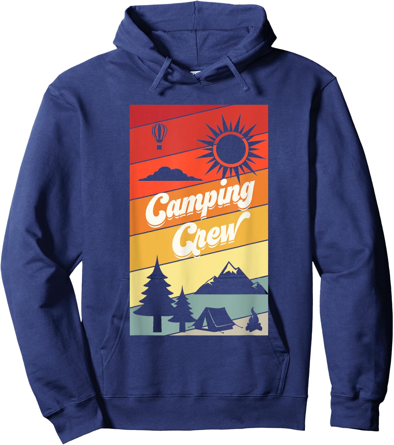 Camping Crew Shirt Camping Shirts For Family Camping Trip Hoodie - Hoodie | Navy