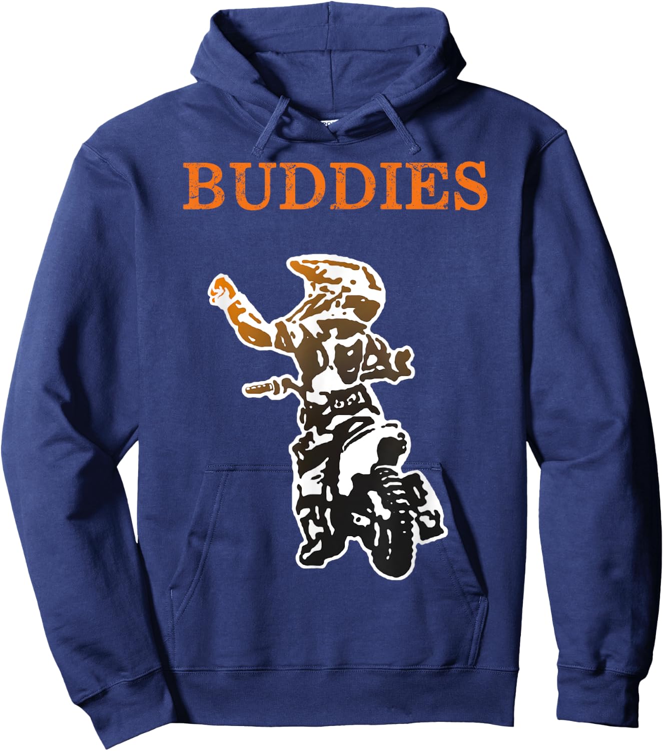 Father Son Matching Riding Buddies Dirt Bike Dad Motocross Hoodie - Hoodie | Navy