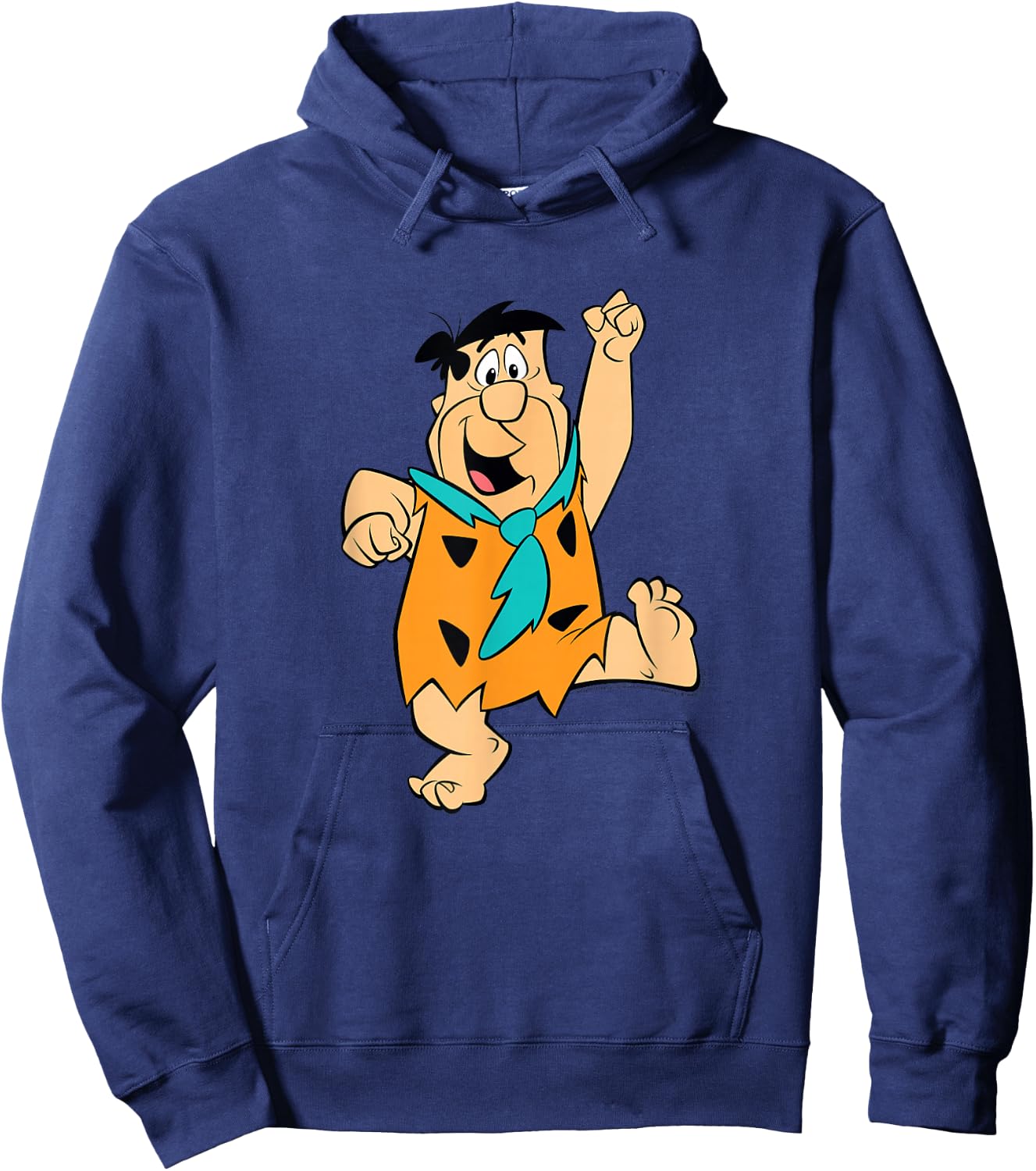 The Flintstones Big Solo Shot Fred Flintstone Hoodie - Hoodie | Navy