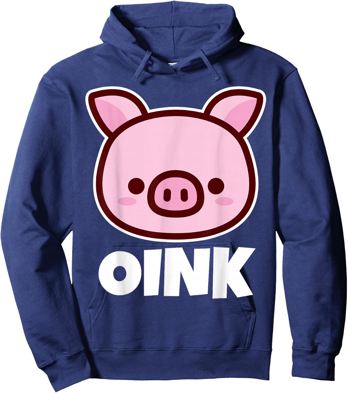 OINK Pig Stuff | Pig Lover Stuff | Kids Pig Hoodie - Hoodie | Navy