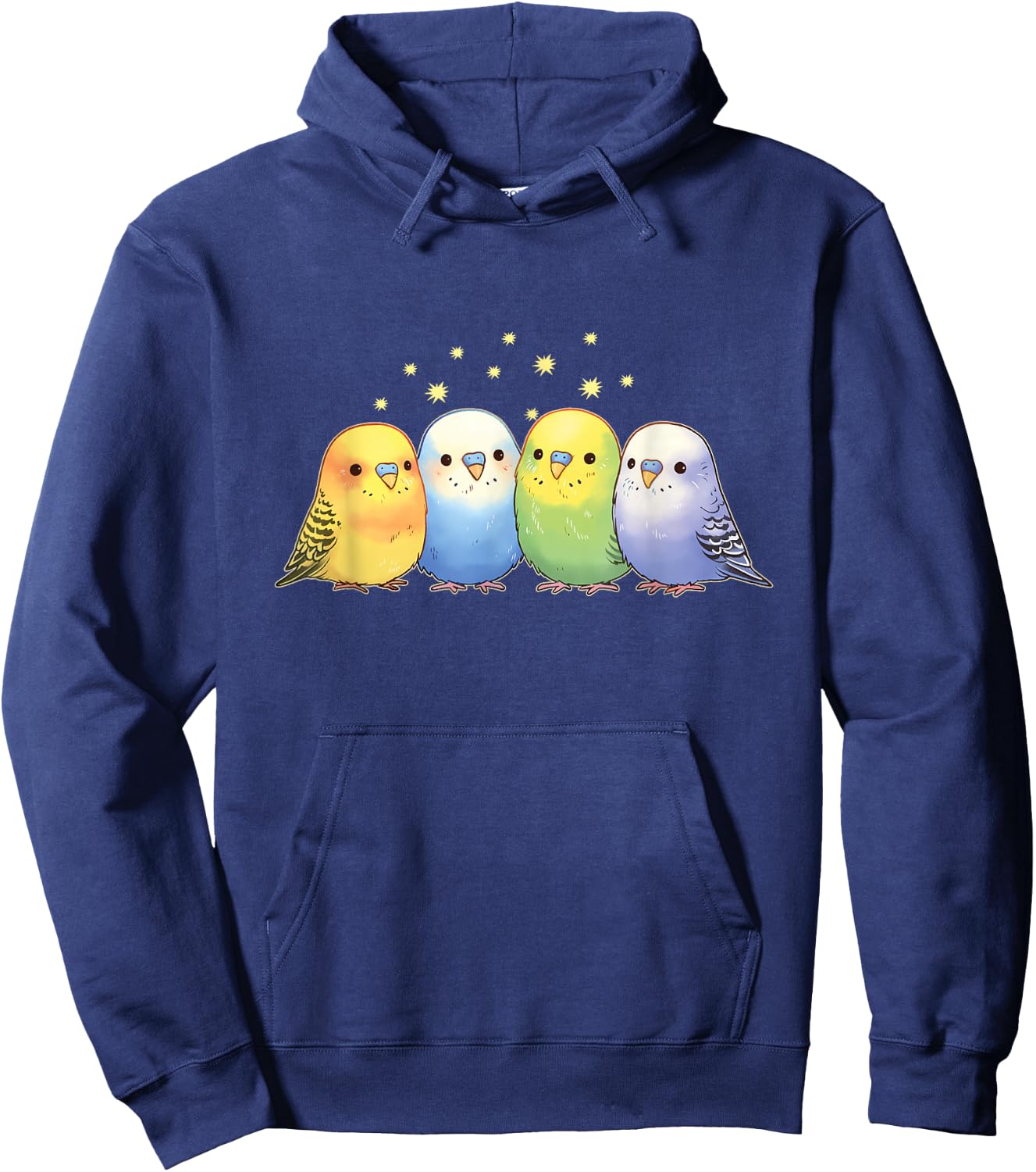 Budgie Birds Parakeet Parrot Funny Budgies Hoodie - Hoodie | Navy