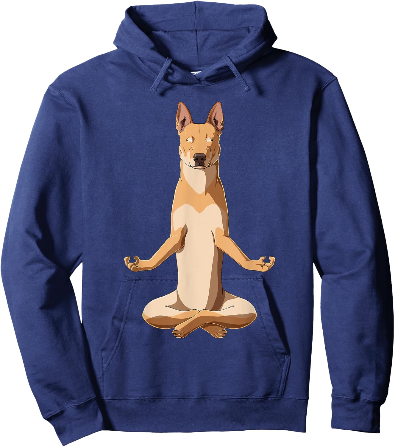 Funny Yoga Carolina Dog Women Kids Hoodie - Hoodie | Navy