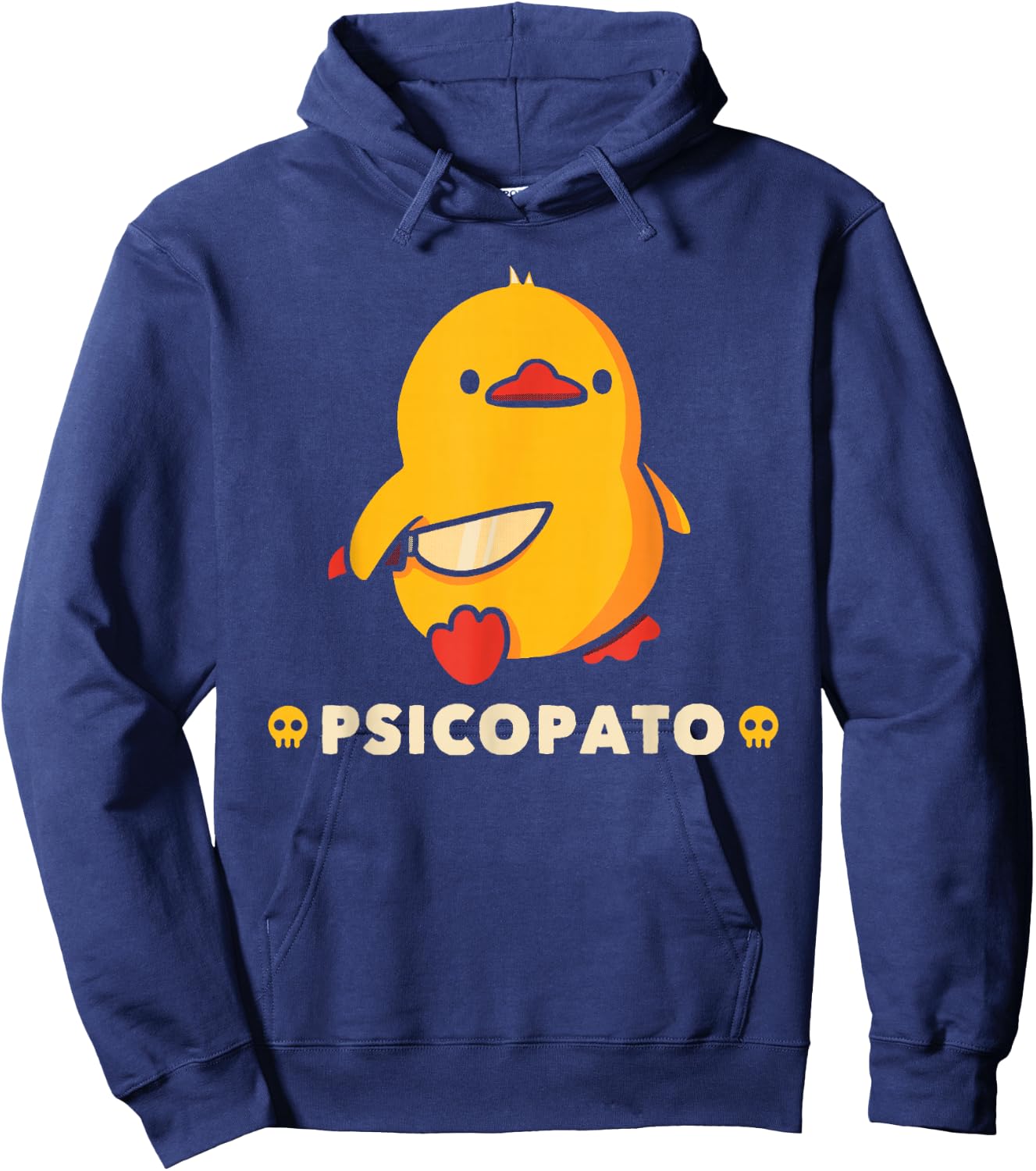 Funny Psicopatos Duck Animals Men Women Hoodie - Hoodie | Navy