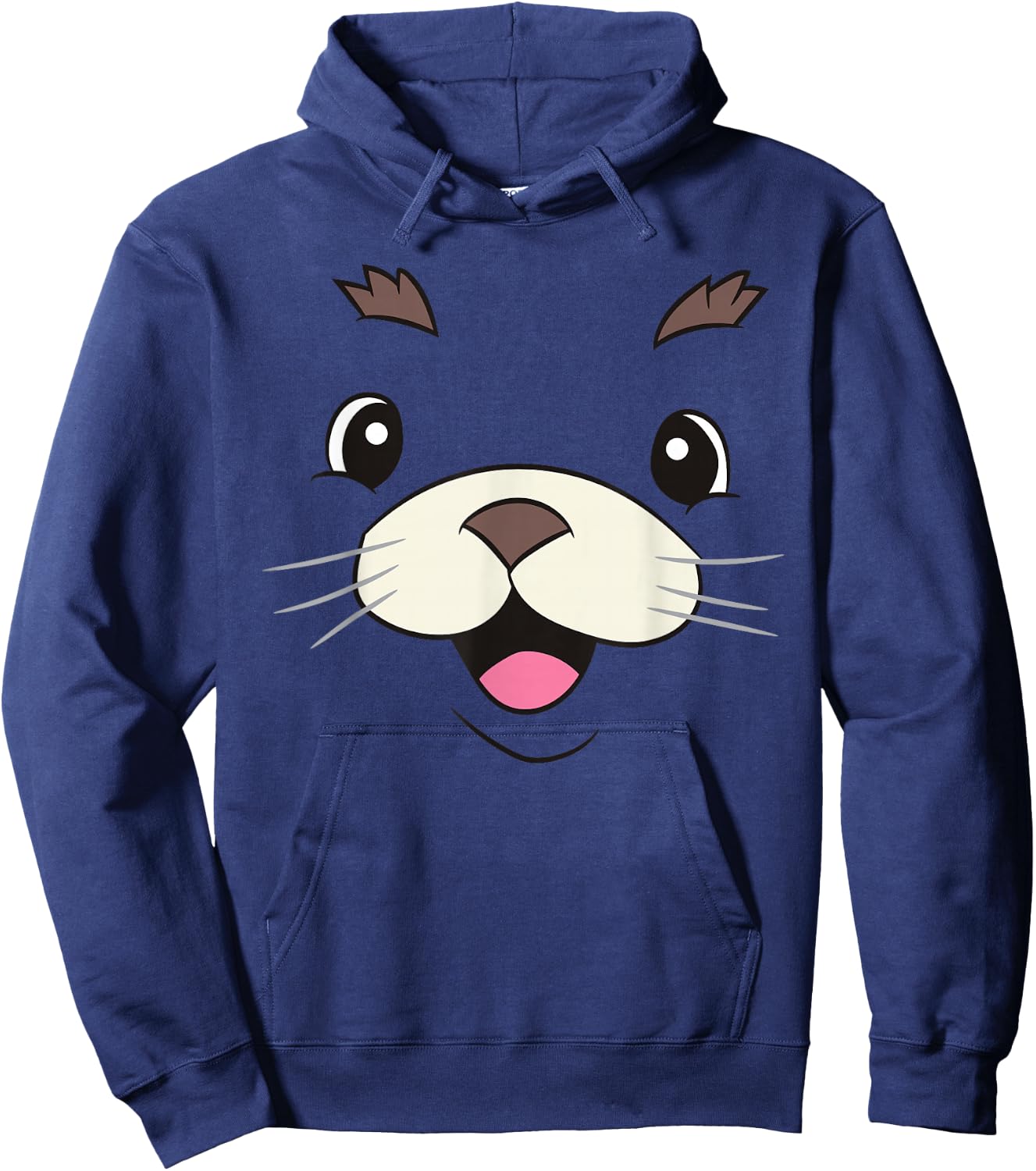 Lustiges Robbe Kostüm Lazy Halloween Kostüm Süße Robbe Hoodie - Hoodie | Navy