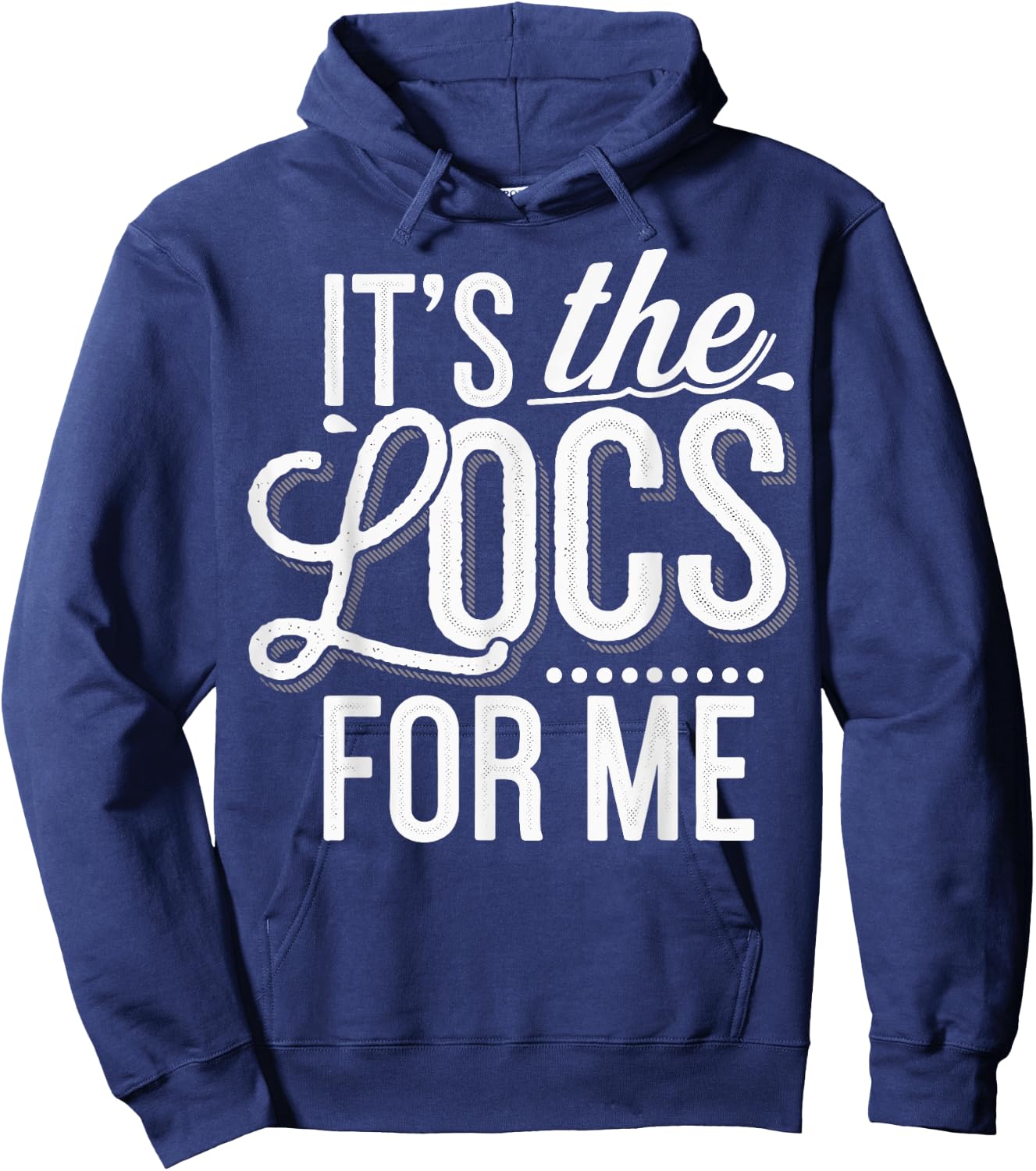 It's The Locs For Me Hoodie - Hoodie | Navy
