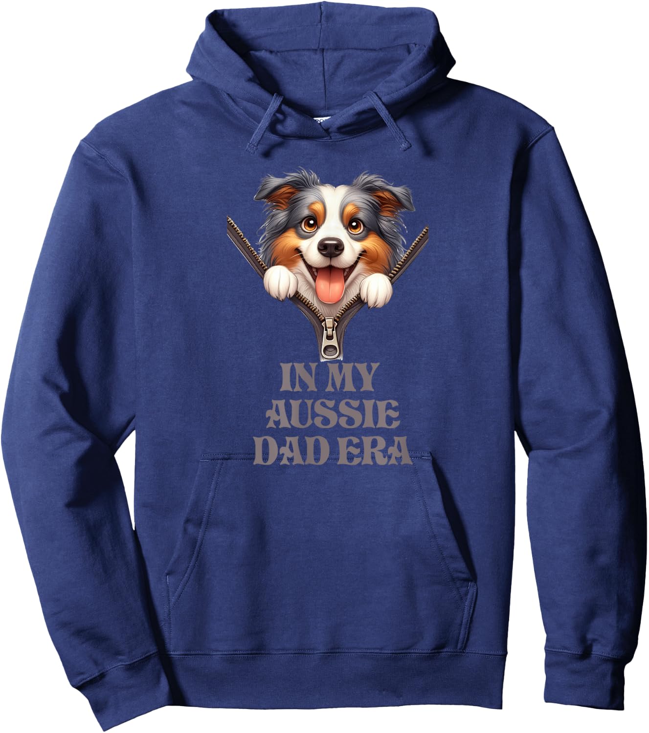 In My Aussie Dad Era Hoodie - Hoodie | Navy