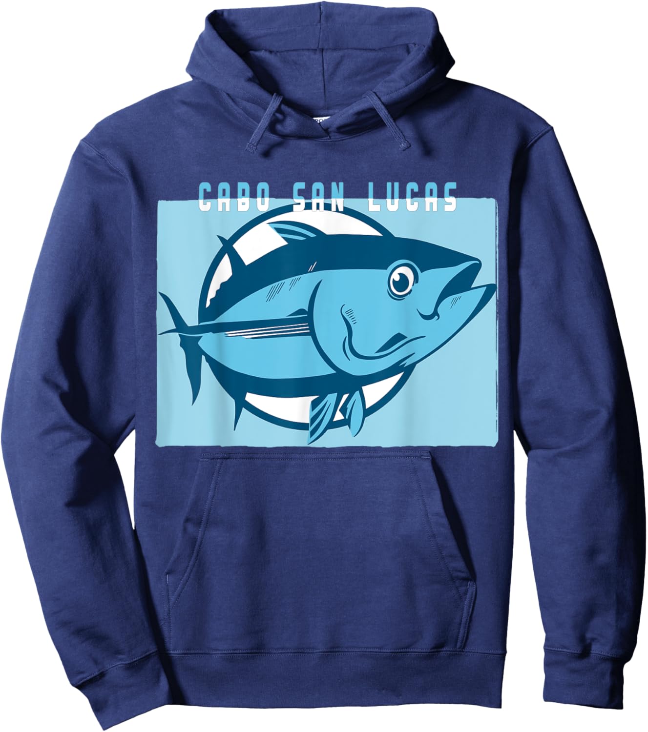 Cabo San Lucas Mexico Tuna Fishing Shirt Hoodie - Hoodie | Navy