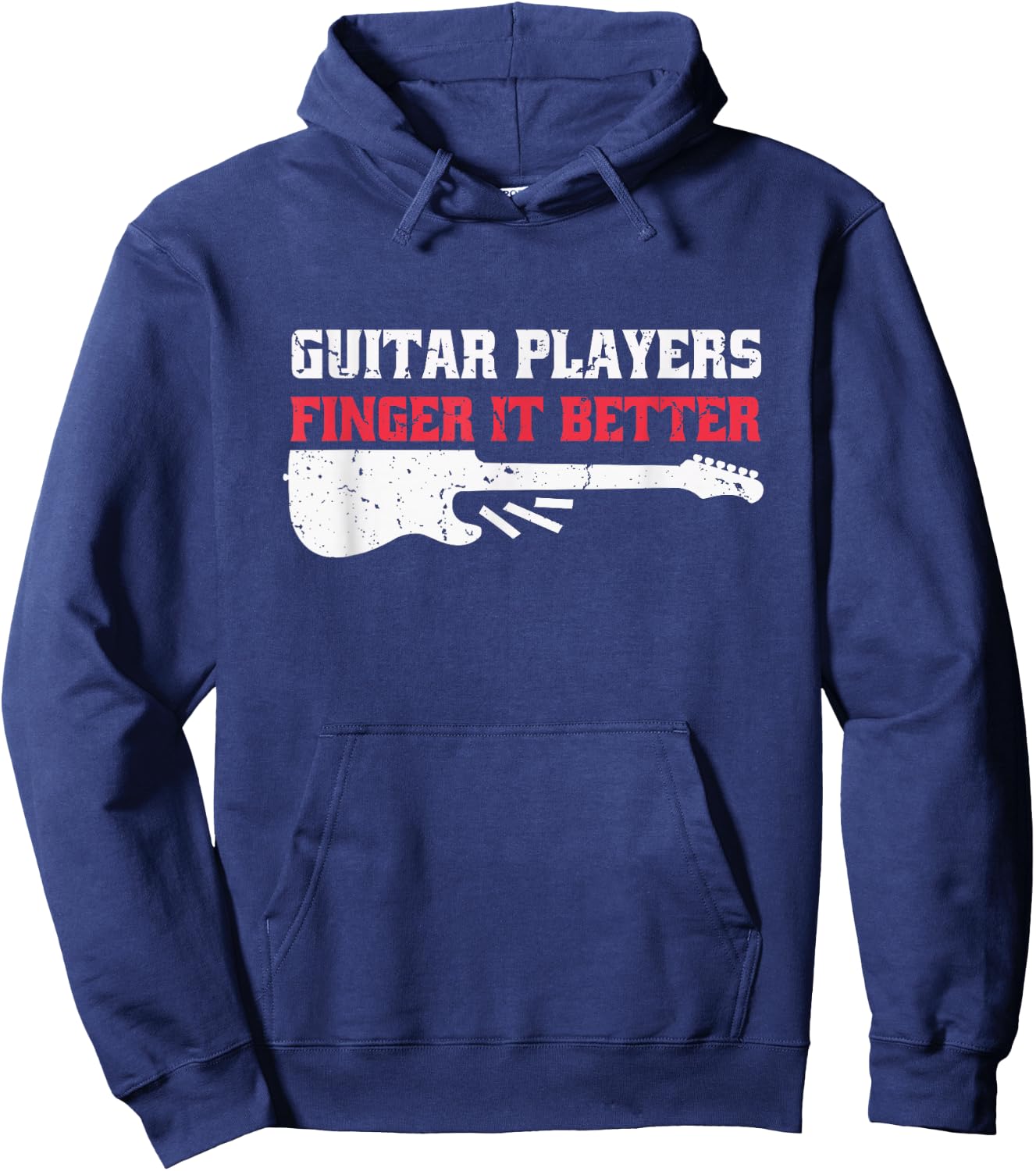 Funny Guitar Player Dirty Adult Humour Hoodie - Hoodie | Navy