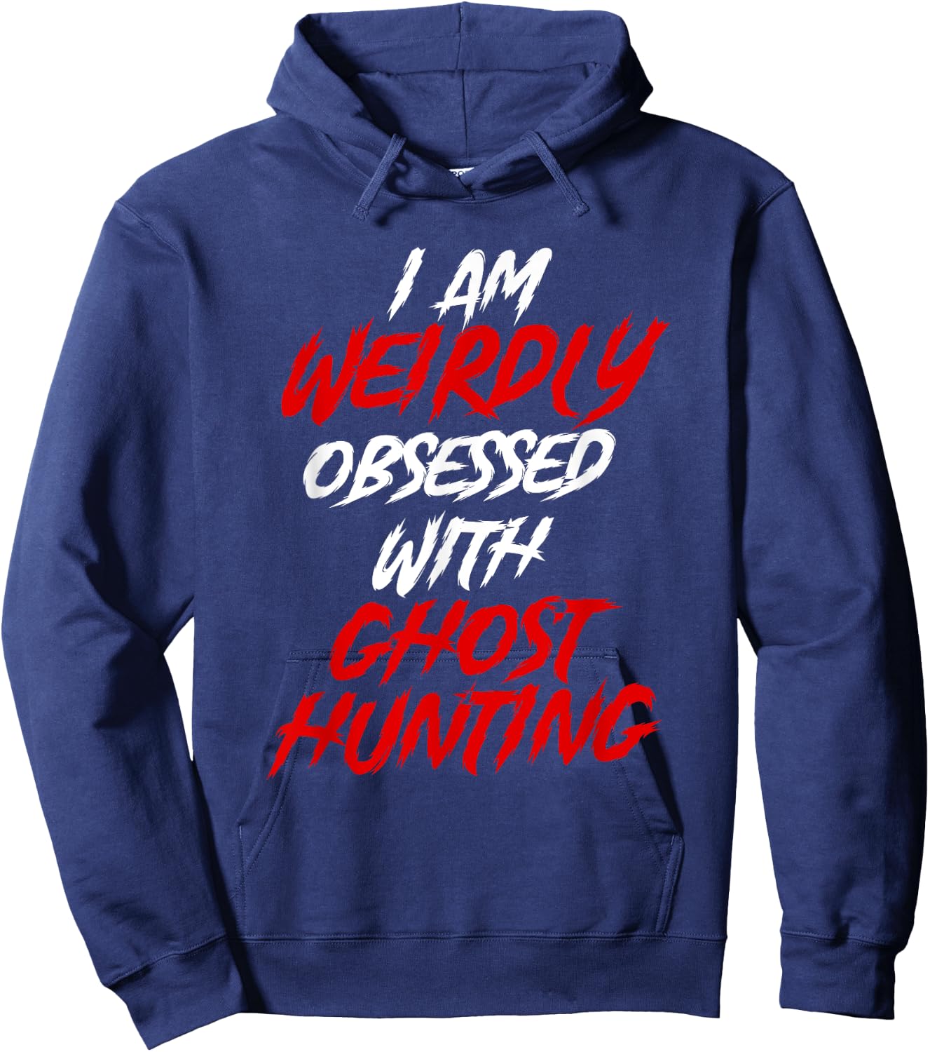 Ghost Hunter EVP Hunting Paranormal Halloween Spirit Hunt Hoodie - Hoodie | Navy