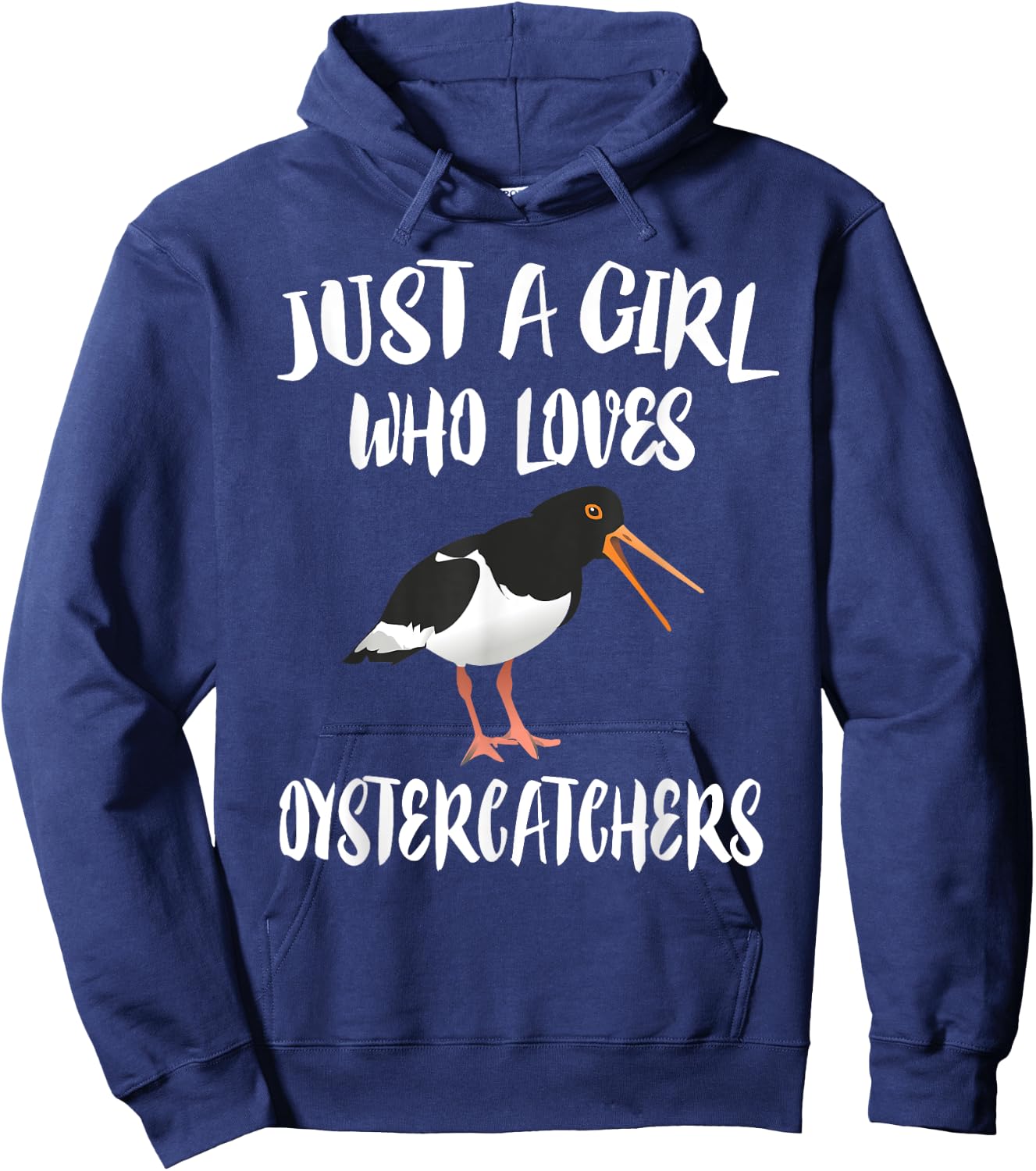 Just A Girl Who Loves Oystercatchers Bird Animal Gift Hoodie - Hoodie | Navy