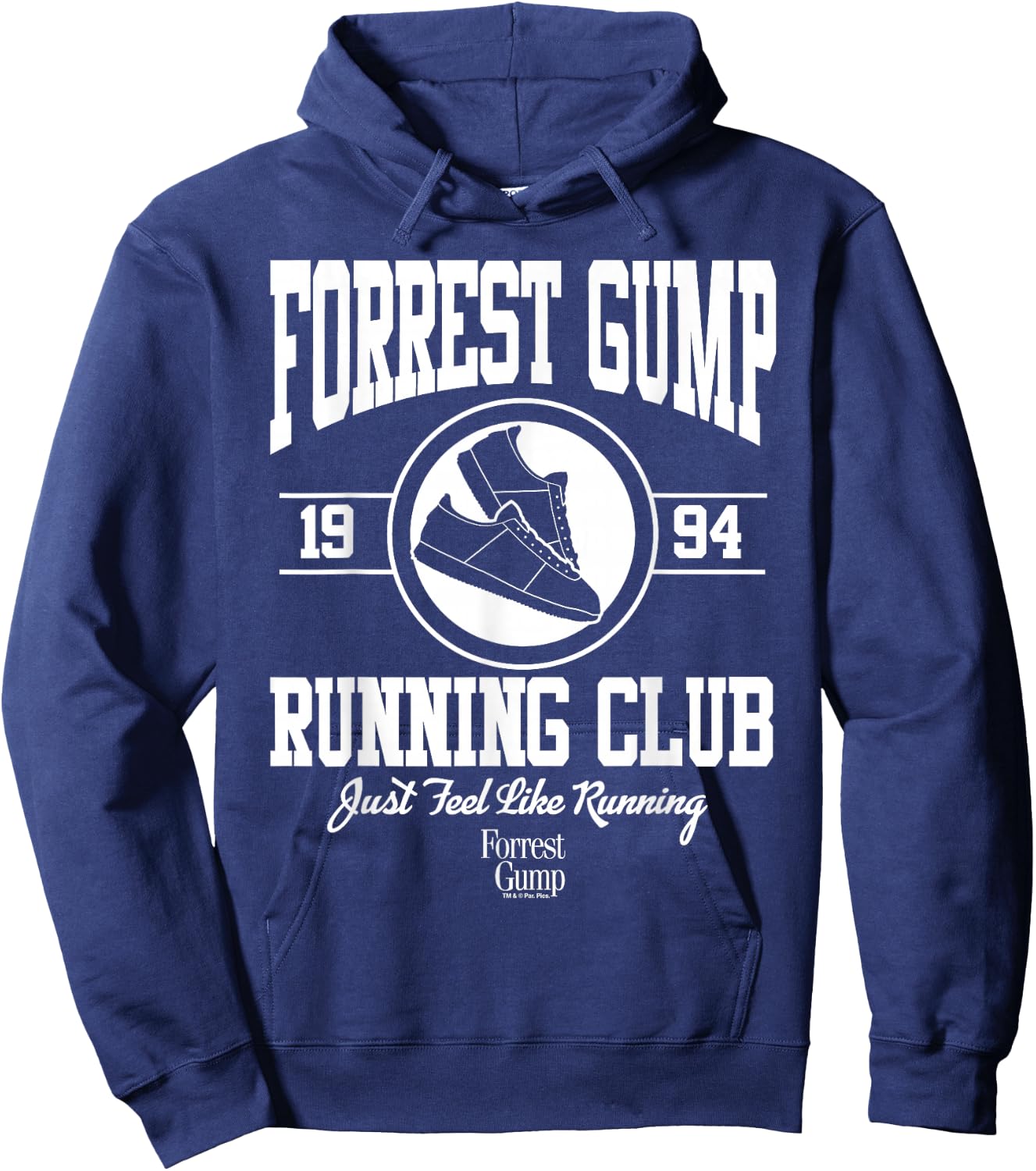 Forrest Gump Racing Club 1994 , Black, S Hoodie - Hoodie | Navy