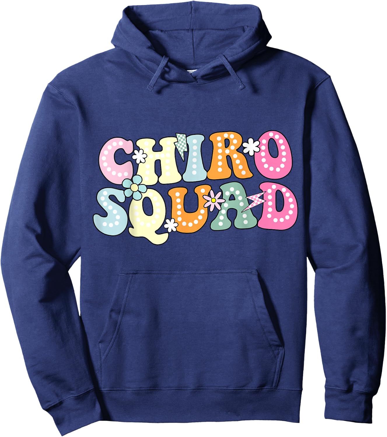 Chiro Squad Chiropractor Office Groovy Chiropractor Hoodie - Hoodie | Navy