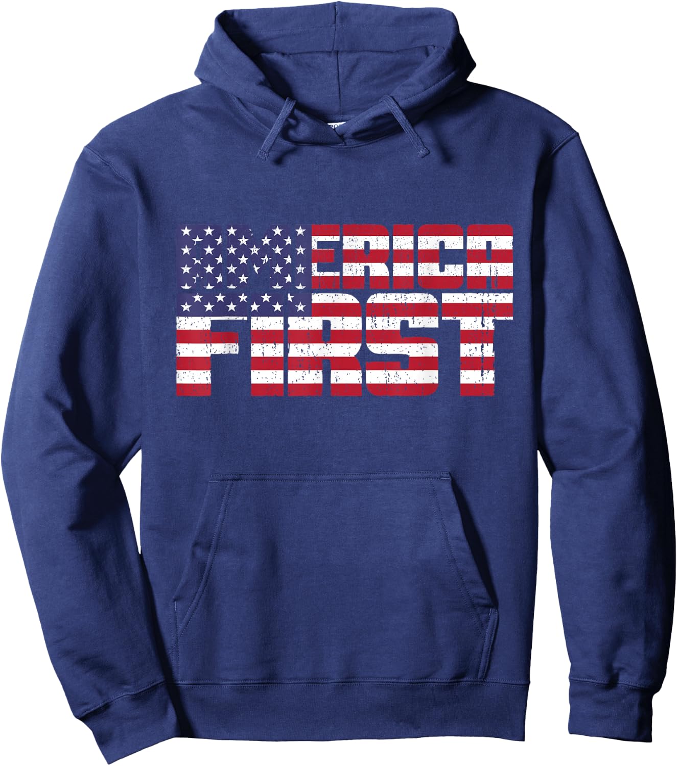 America First Hoodie - Hoodie | Navy