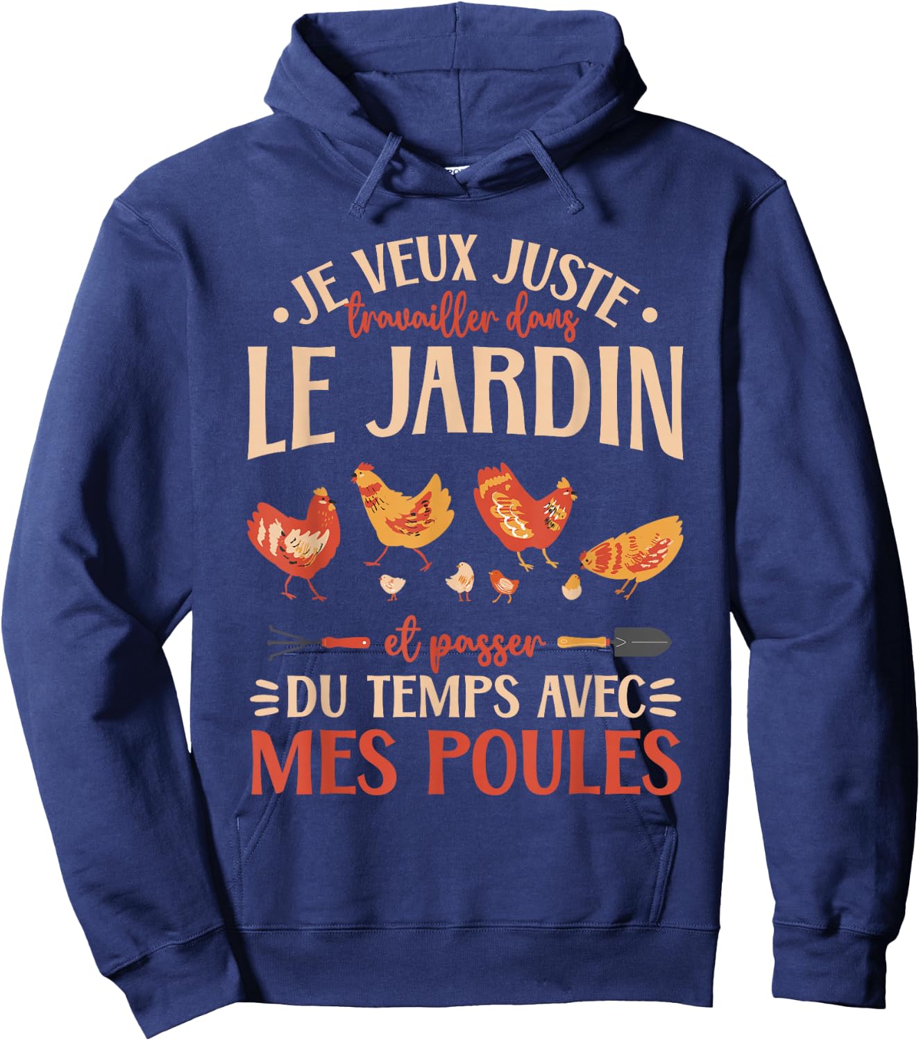 Hen Poultry Gifts Of Hens , Black, S Hoodie - Hoodie | Navy