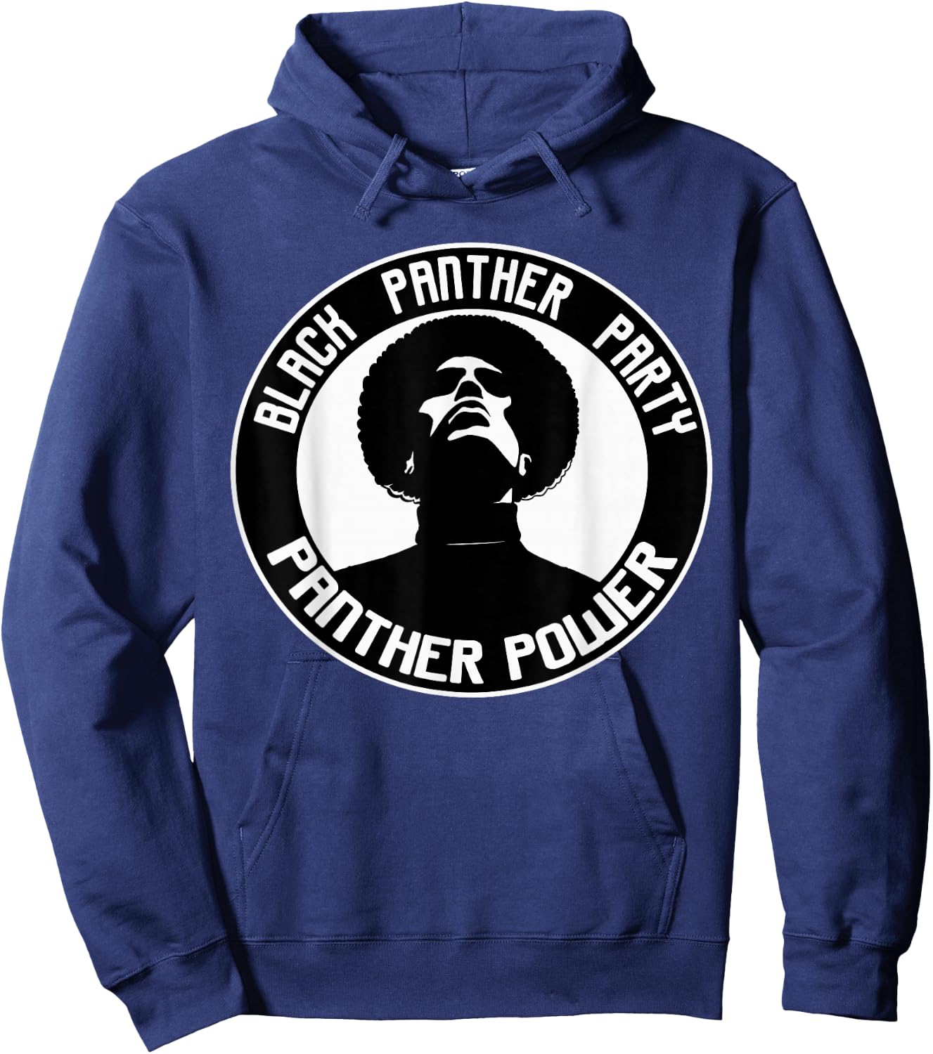 Black Power Panther Party Logo Oakland 1966 Afro Vintage Hoodie - Hoodie | Navy