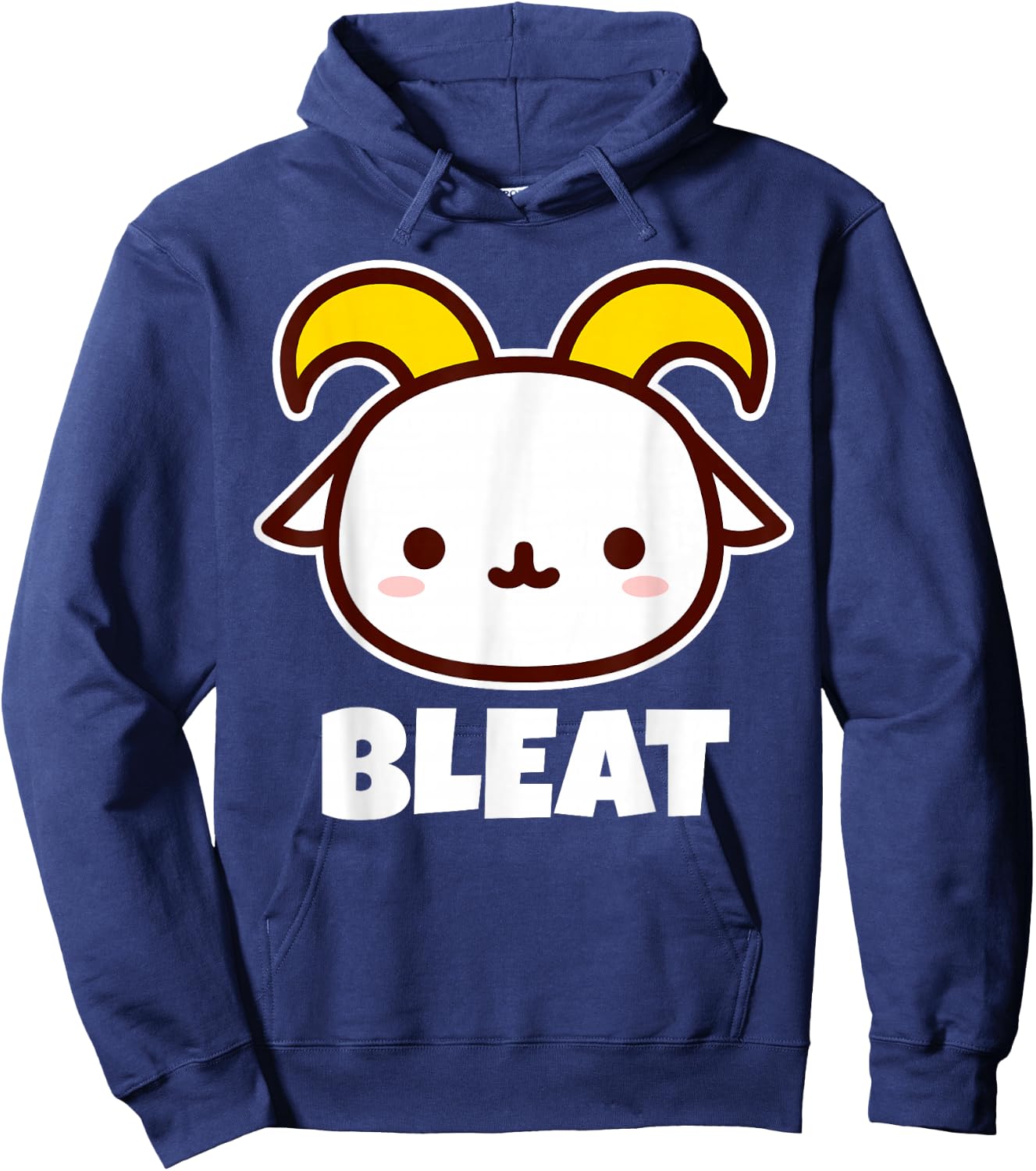 BLEAT Goats Stuff | Goat Lover Stuff | Kids Goat Hoodie - Hoodie | Navy