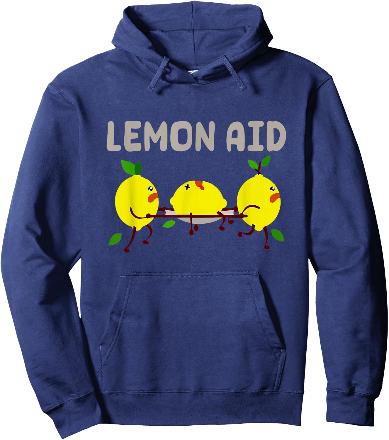 Lemon Aid Funny Lemonade Funny Lemons Nursing Emergency Hoodie - Hoodie | Navy