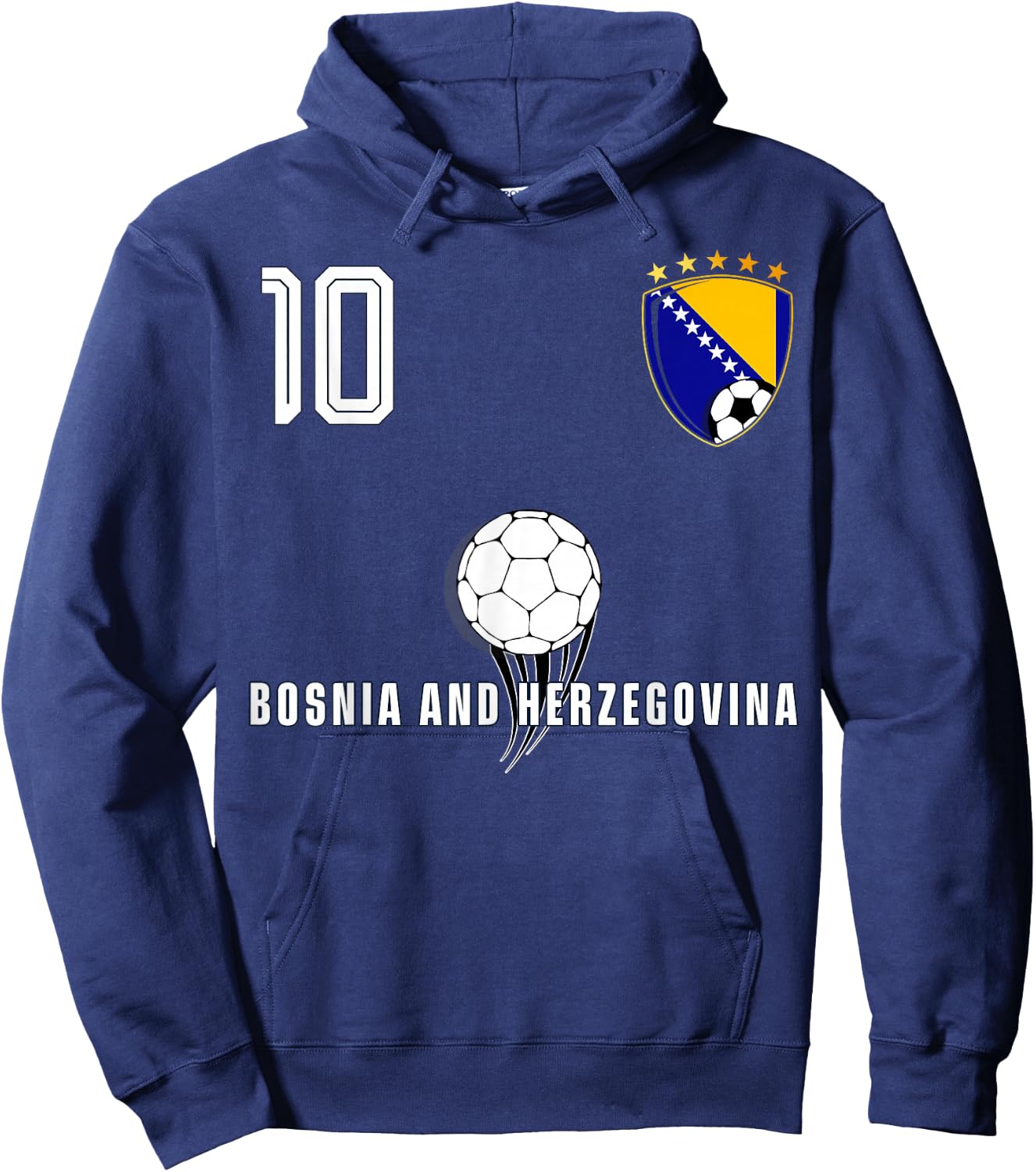 Bosnia and Herzegovina Flag Bosnian Pride Lovers Hoodie - Hoodie | Navy
